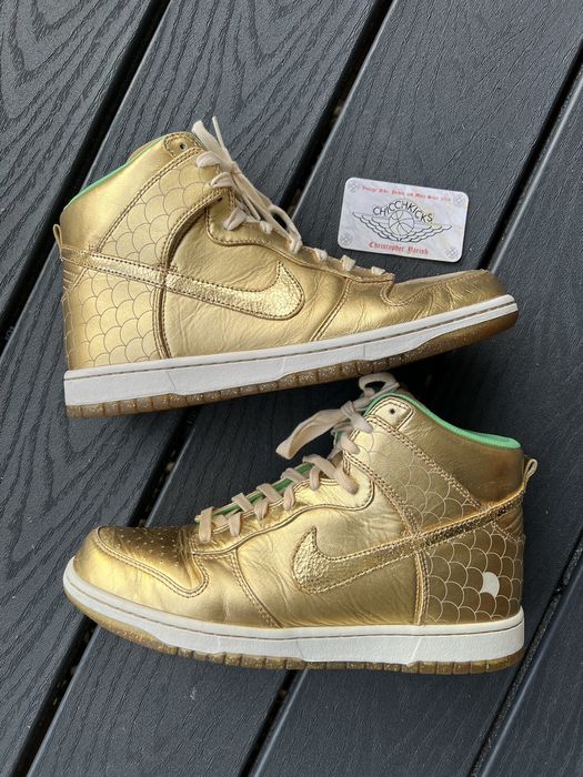 Nike 2008 Nike Dunk High Japan City Pack Nagoya Golden Dolphin