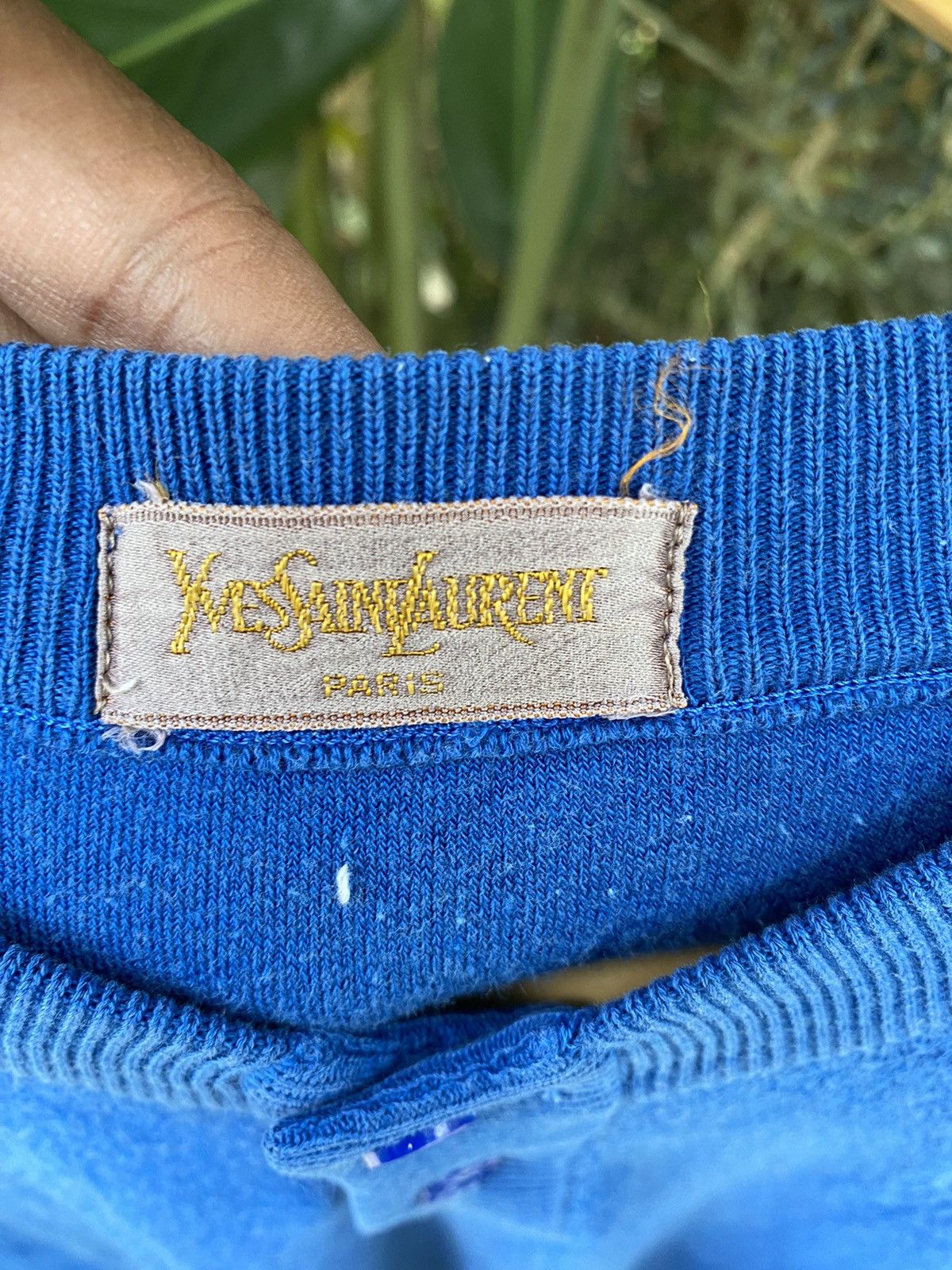 Designer × Vintage × Yves Saint Laurent 🔥Steals🔥Vintage Yves Saint Laurent Monogram T-shirt Size US M / EU 48-50 / 2 - 5 Thumbnail