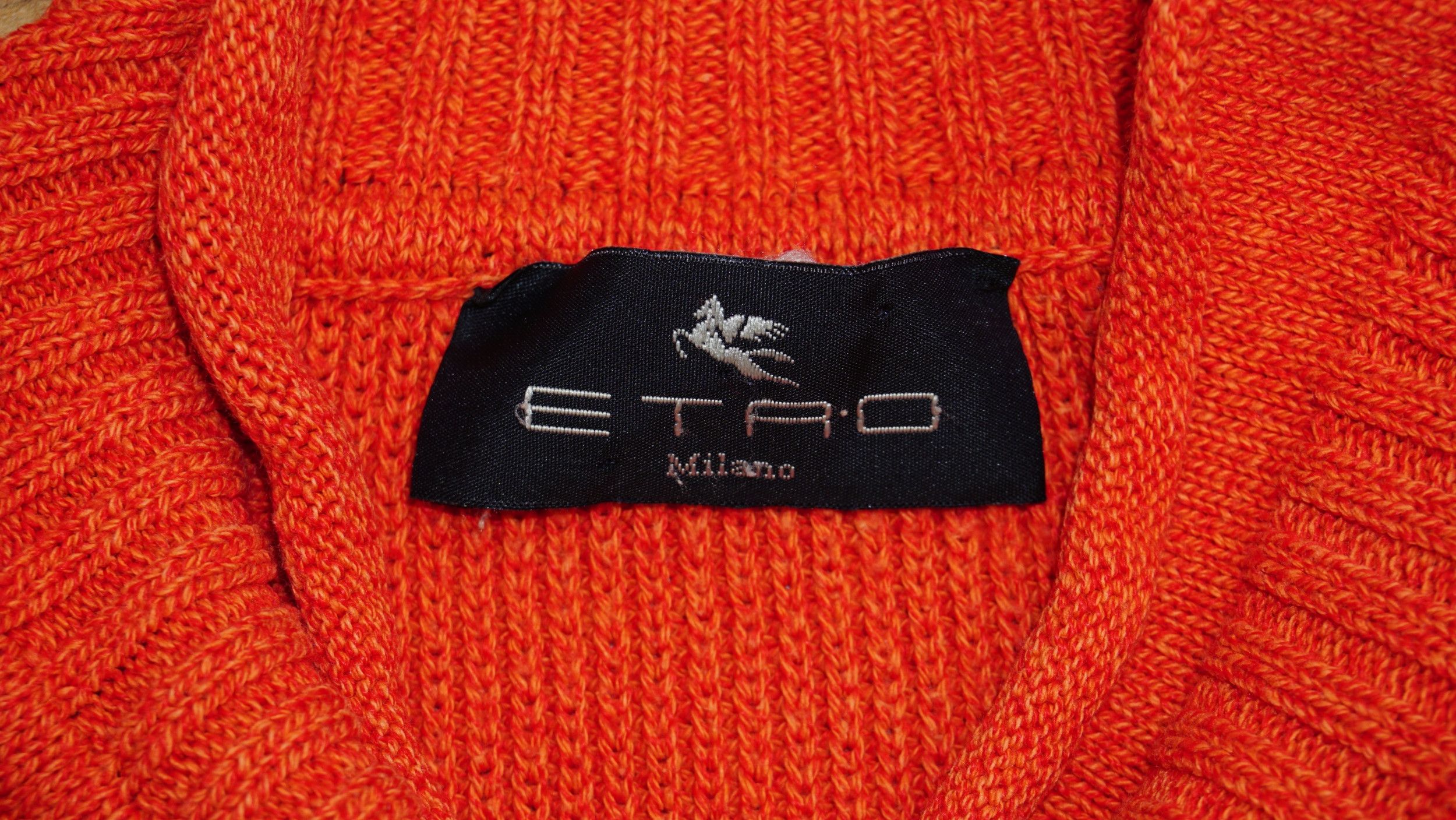 Etro Etro Milano Red Turtleneck Sweater Size US M / EU 48-50 / 2 - 6 Thumbnail