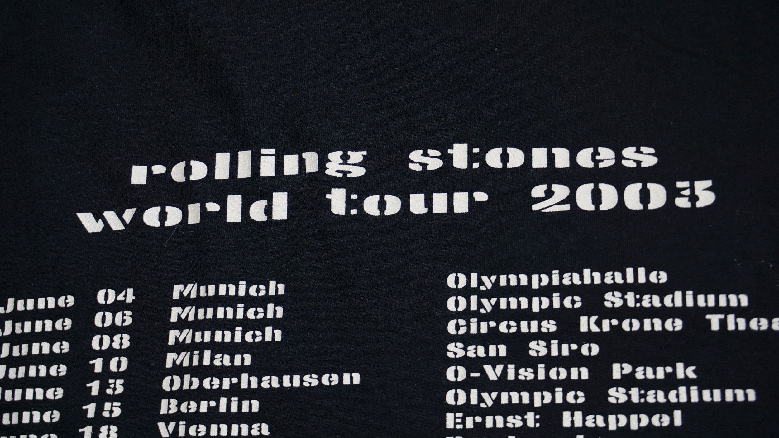 The Rolling Stones × Vintage Rolling Stones Vintage 2002 World Tour tshirt Size US M / EU 48-50 / 2 - 7 Thumbnail