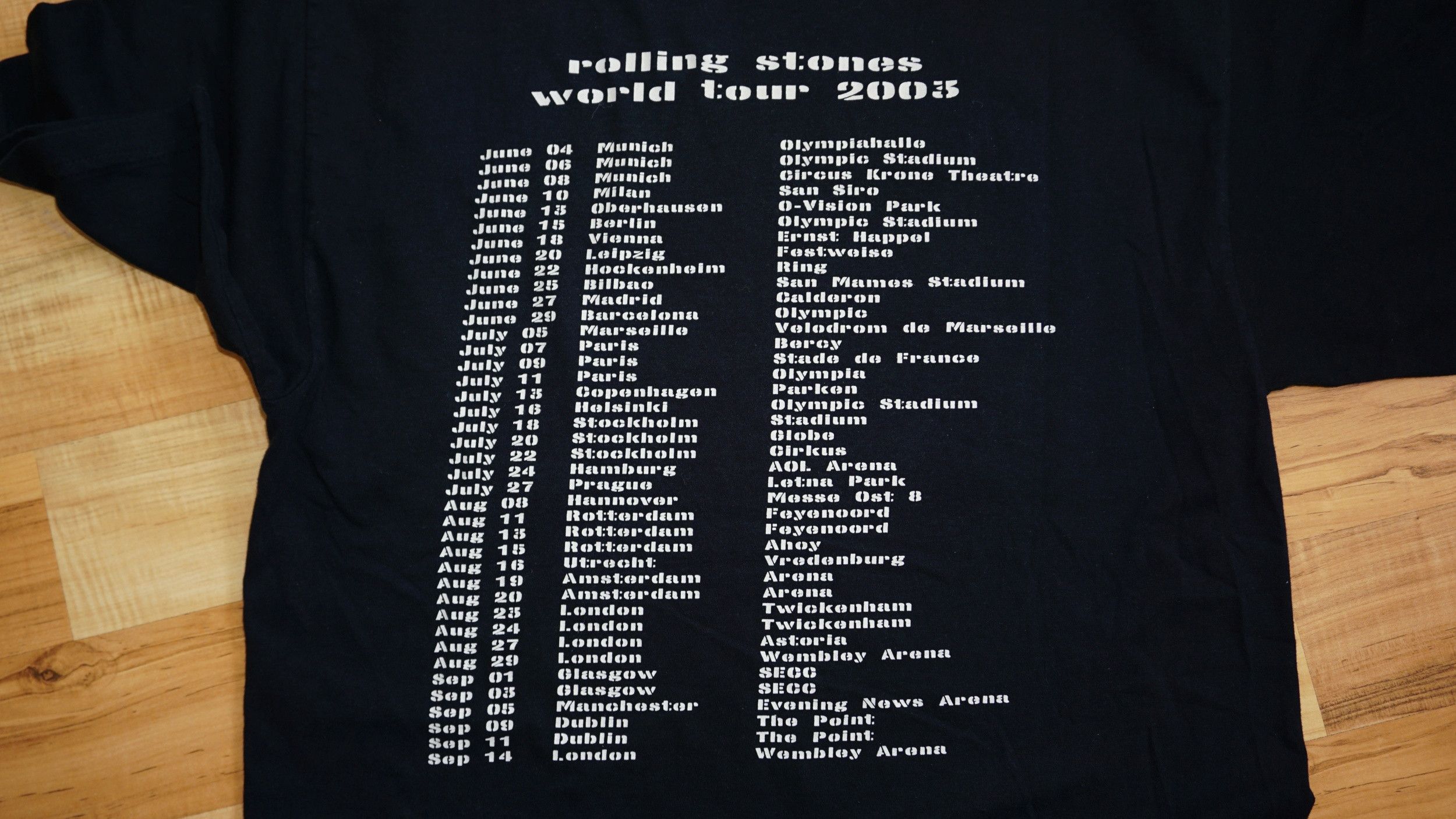 The Rolling Stones × Vintage Rolling Stones Vintage 2002 World Tour tshirt Size US M / EU 48-50 / 2 - 6 Thumbnail
