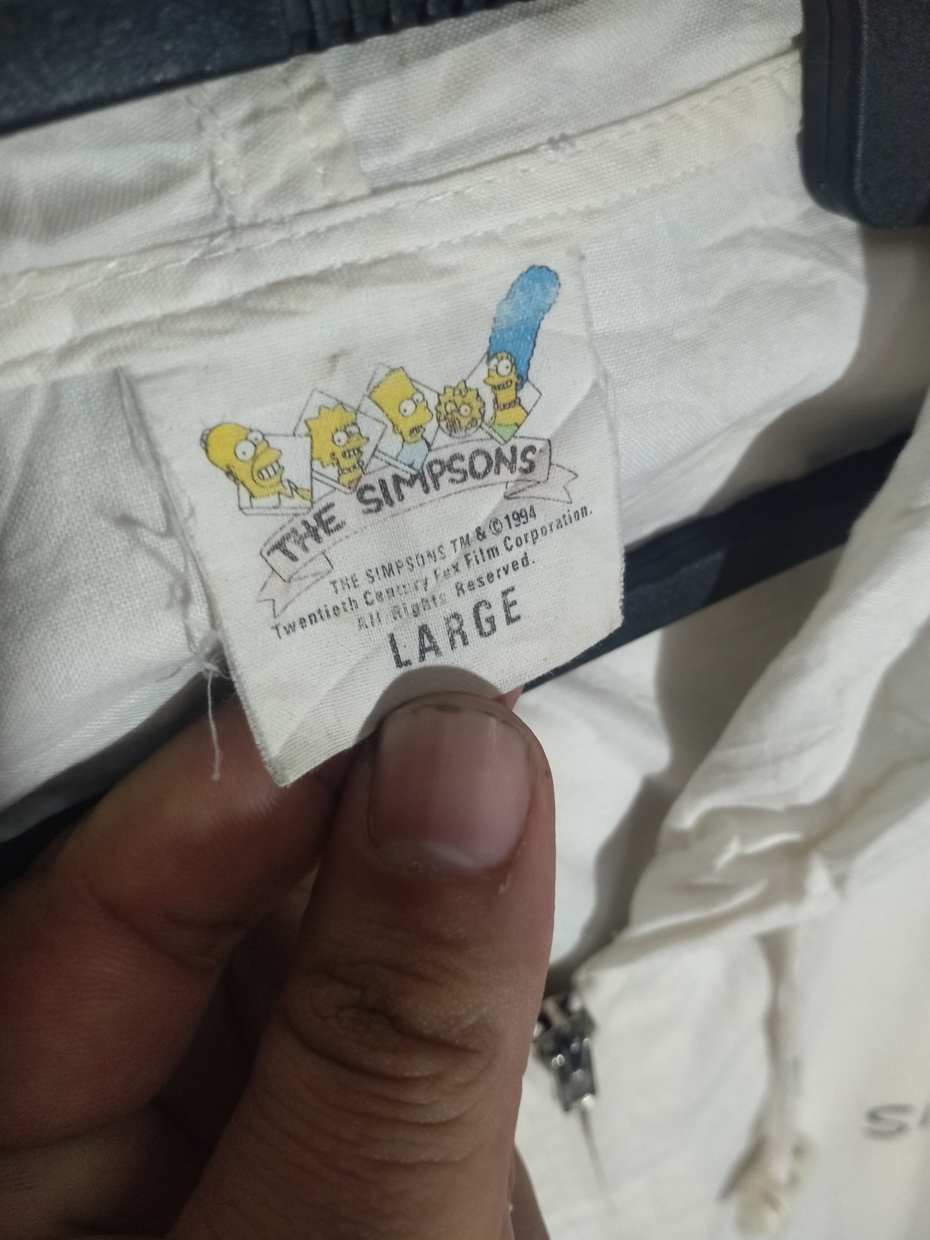 Japanese Brand VINTAGE THE SIMPSON BIG PRINT LIGHT HOODIE Size US L / EU 52-54 / 3 - 3 Thumbnail