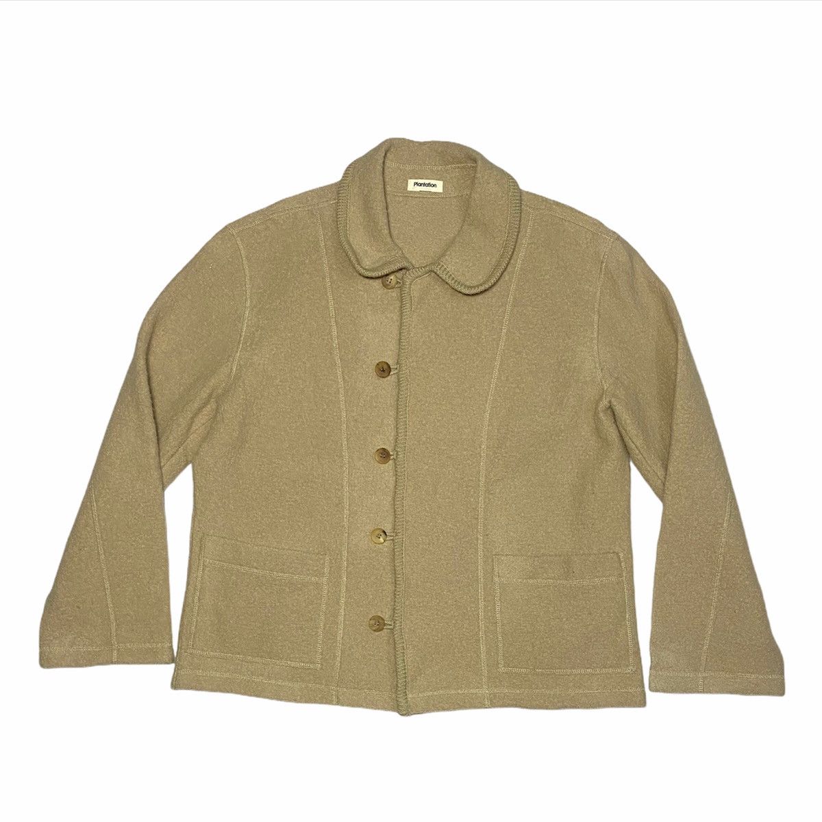 Issey Miyake Plantation By Issey Miyake Wool Jacket Size US M / EU 48-50 / 2 - 4 Thumbnail
