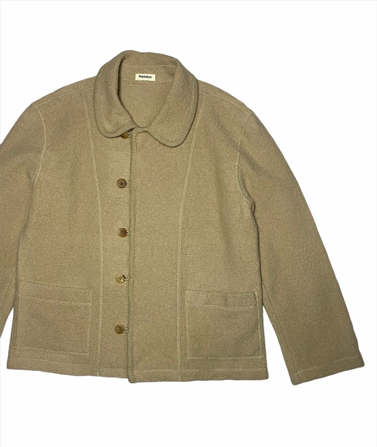 Issey Miyake Plantation By Issey Miyake Wool Jacket Size US M / EU 48-50 / 2 - 6 Thumbnail