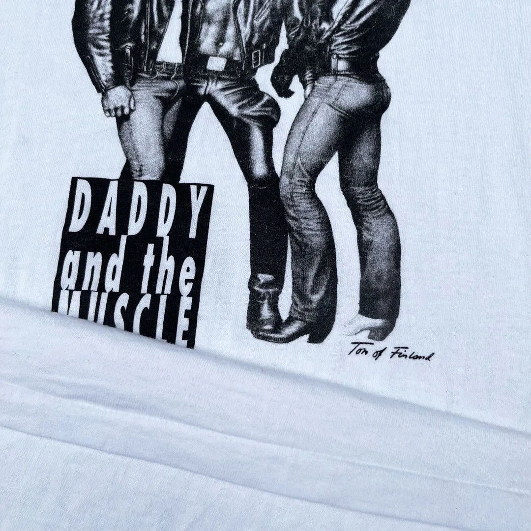 Hanes Tom of Finland 90s Daddy & The Muscle Academy Vtg Hanes Tee Size US L / EU 52-54 / 3 - 3 Thumbnail
