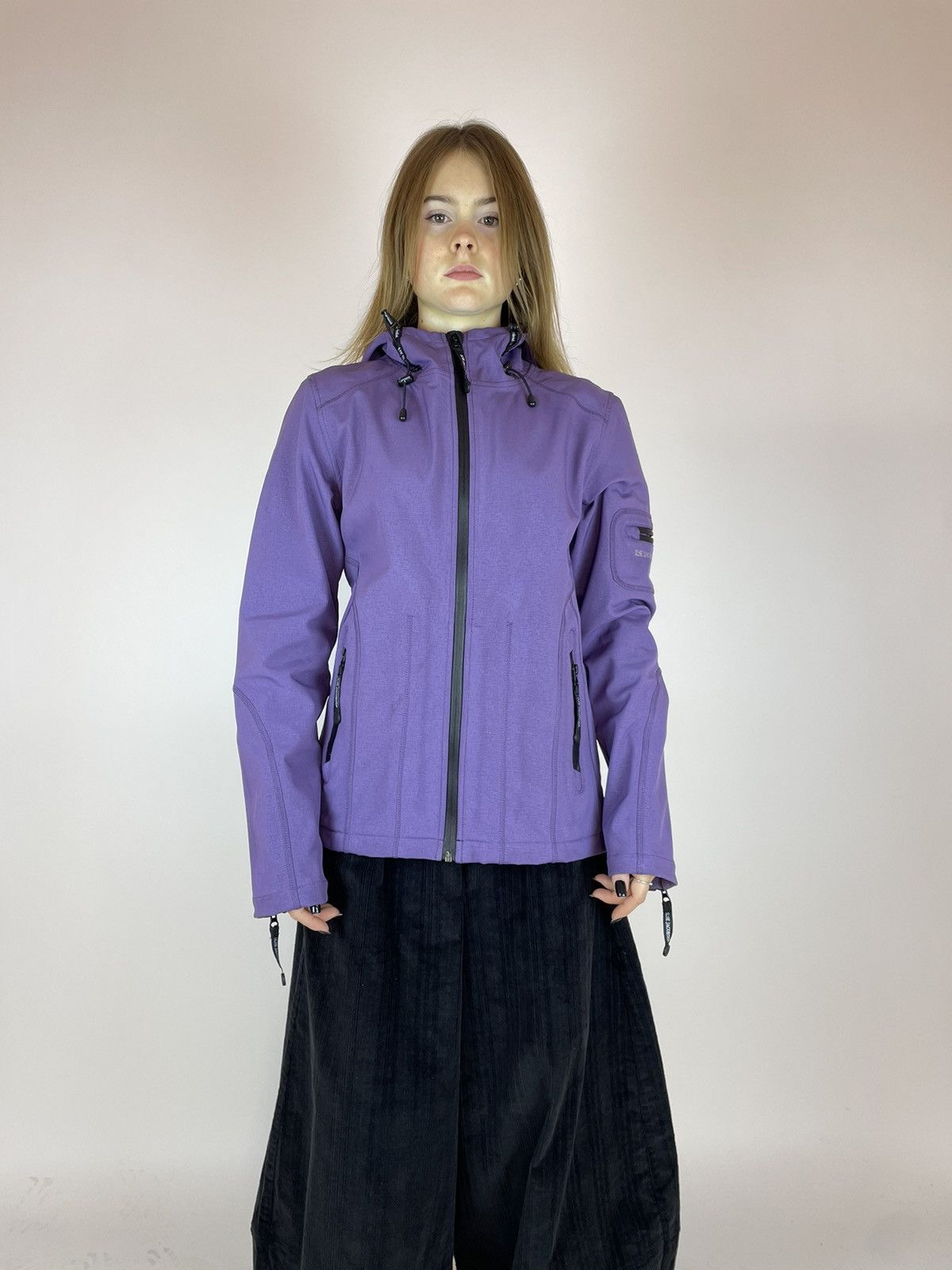 Japanese Brand Raincoat Ilse Jacobsen Womens purple jacket Hornbeak size 36 Size US S / EU 44-46 / 1 - 2 Thumbnail