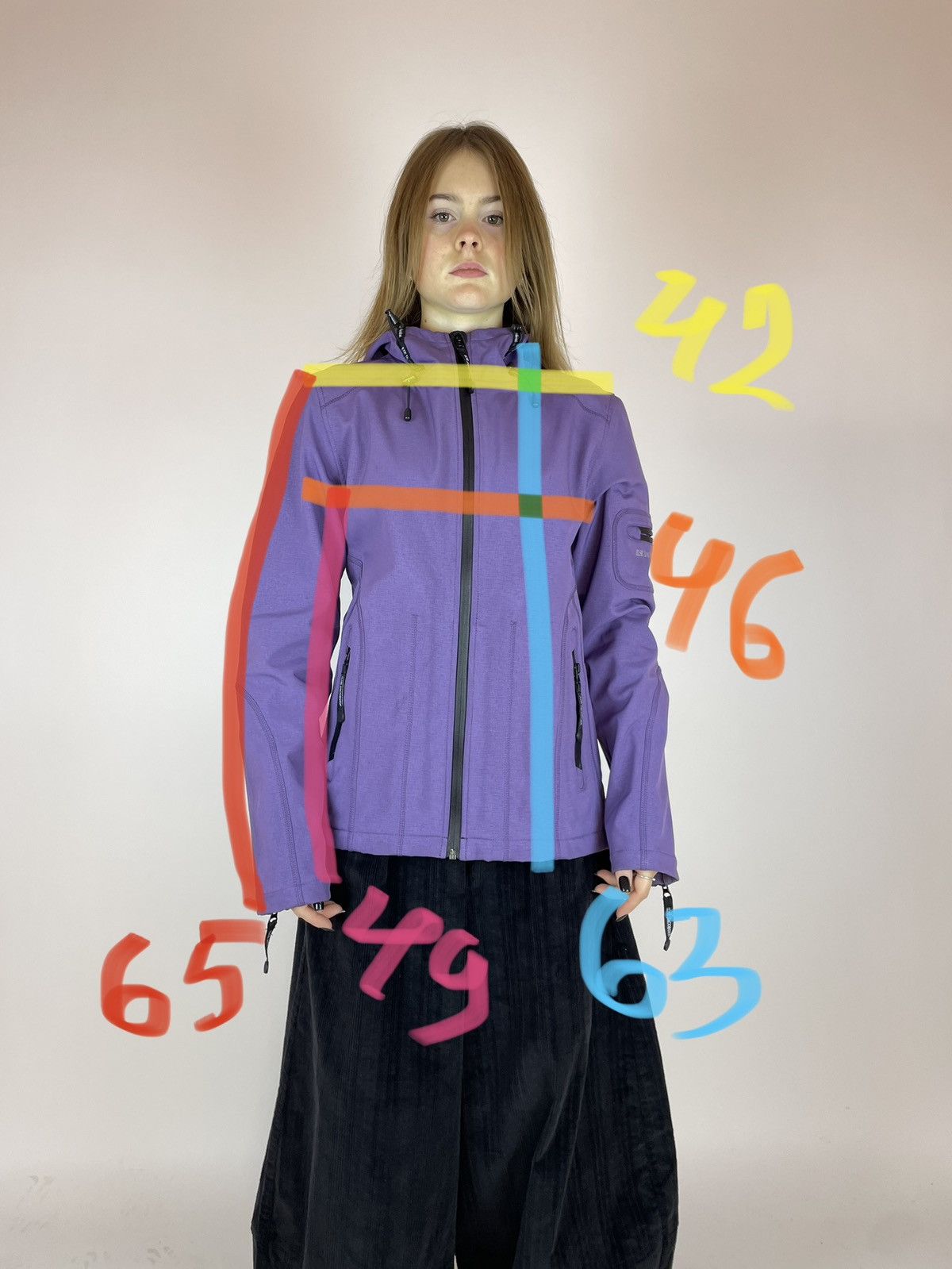 Japanese Brand Raincoat Ilse Jacobsen Womens purple jacket Hornbeak size 36 Size US S / EU 44-46 / 1 - 13 Thumbnail