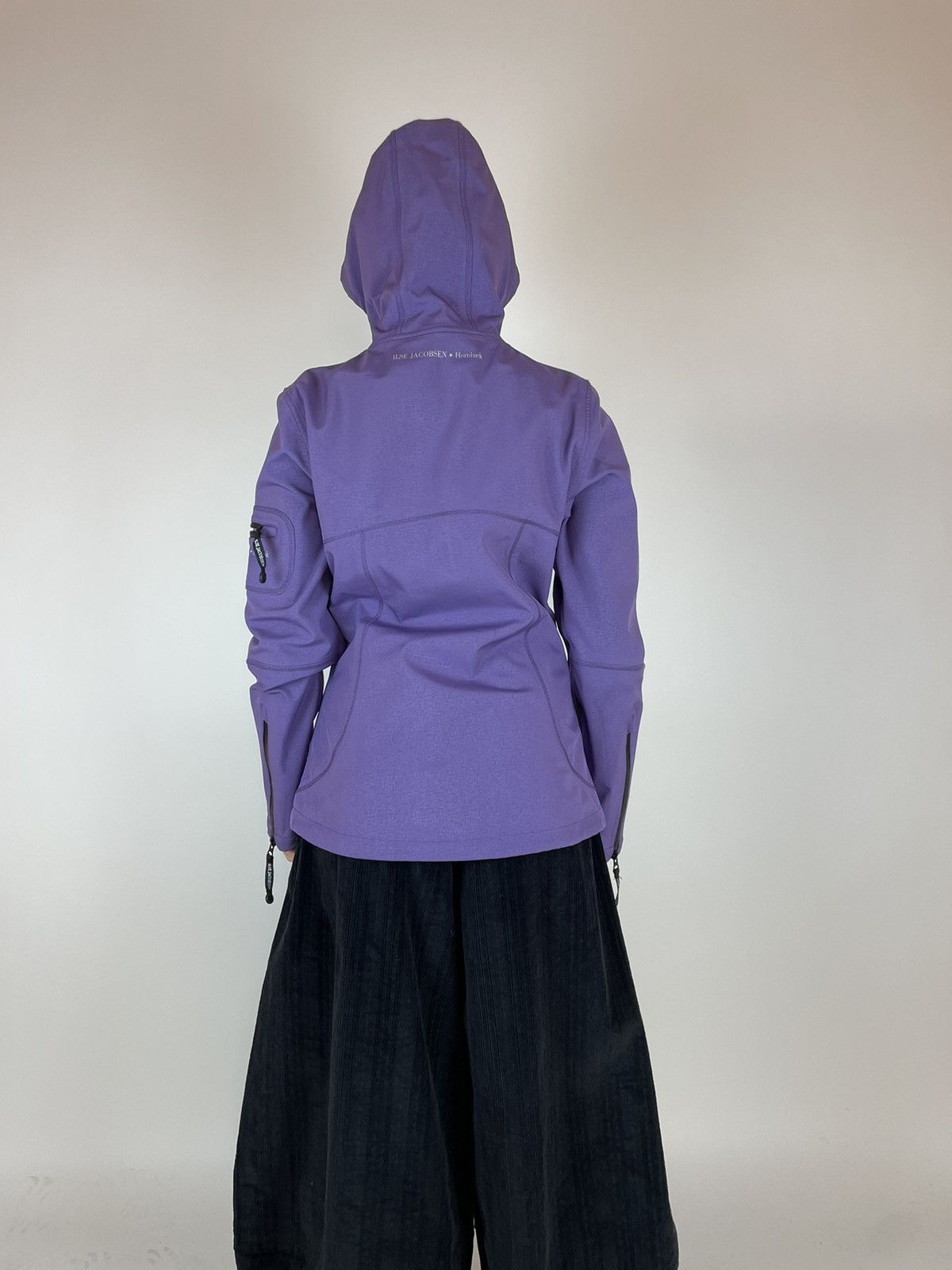 Japanese Brand Raincoat Ilse Jacobsen Womens purple jacket Hornbeak size 36 Size US S / EU 44-46 / 1 - 8 Thumbnail