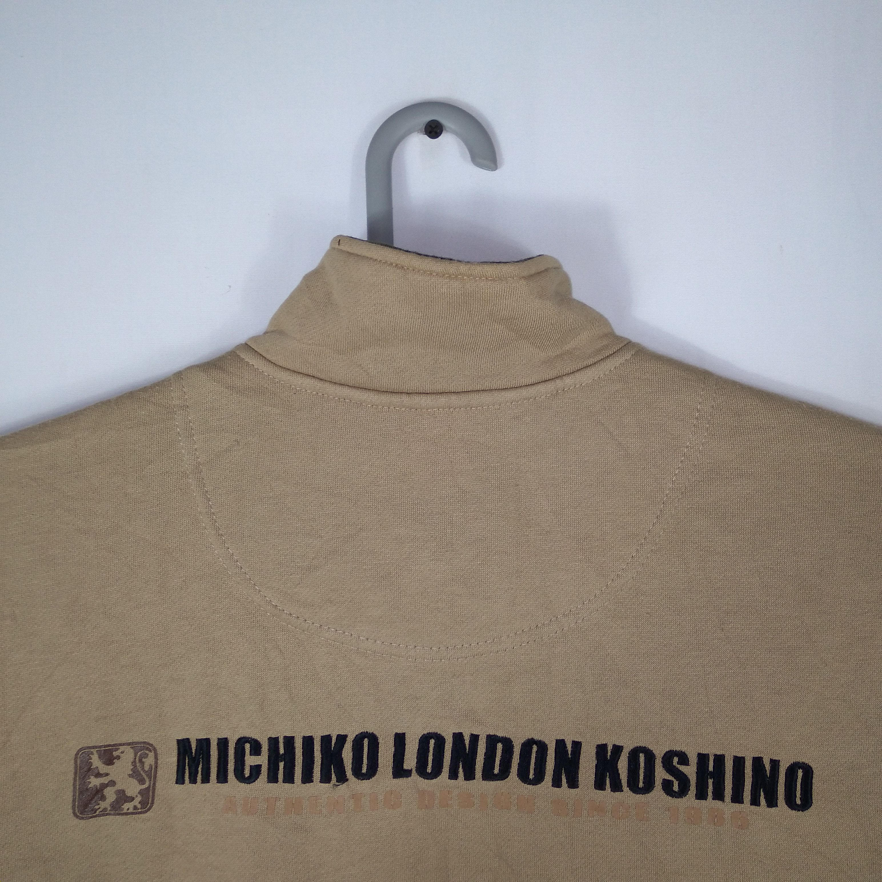 Designer × Michiko Koshino London × Vintage Vintage Michiko Koshino London Half Zipper Sweatshirts Size US M / EU 48-50 / 2 - 5 Thumbnail