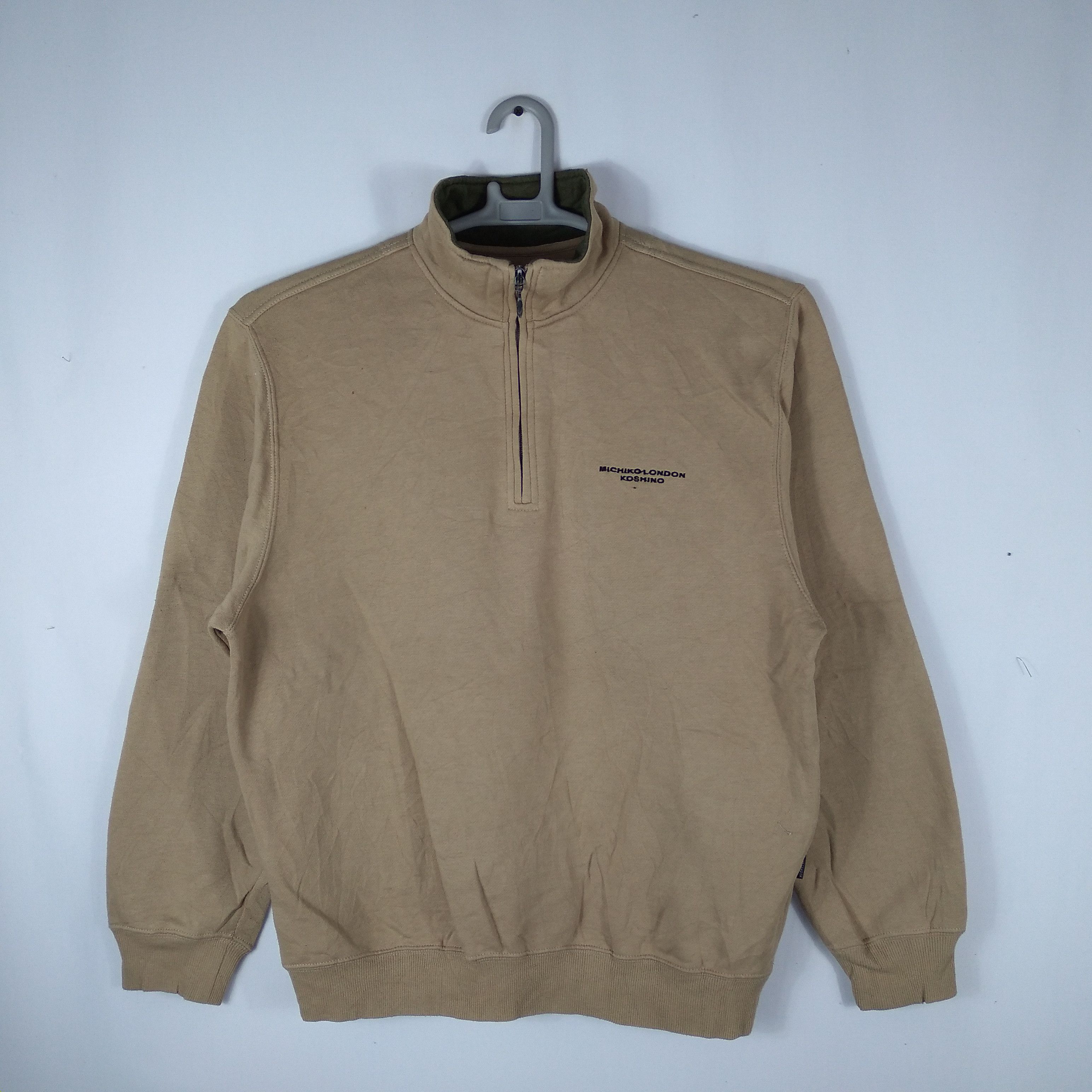 Designer × Michiko Koshino London × Vintage Vintage Michiko Koshino London Half Zipper Sweatshirts Size US M / EU 48-50 / 2 - 1 Thumbnail