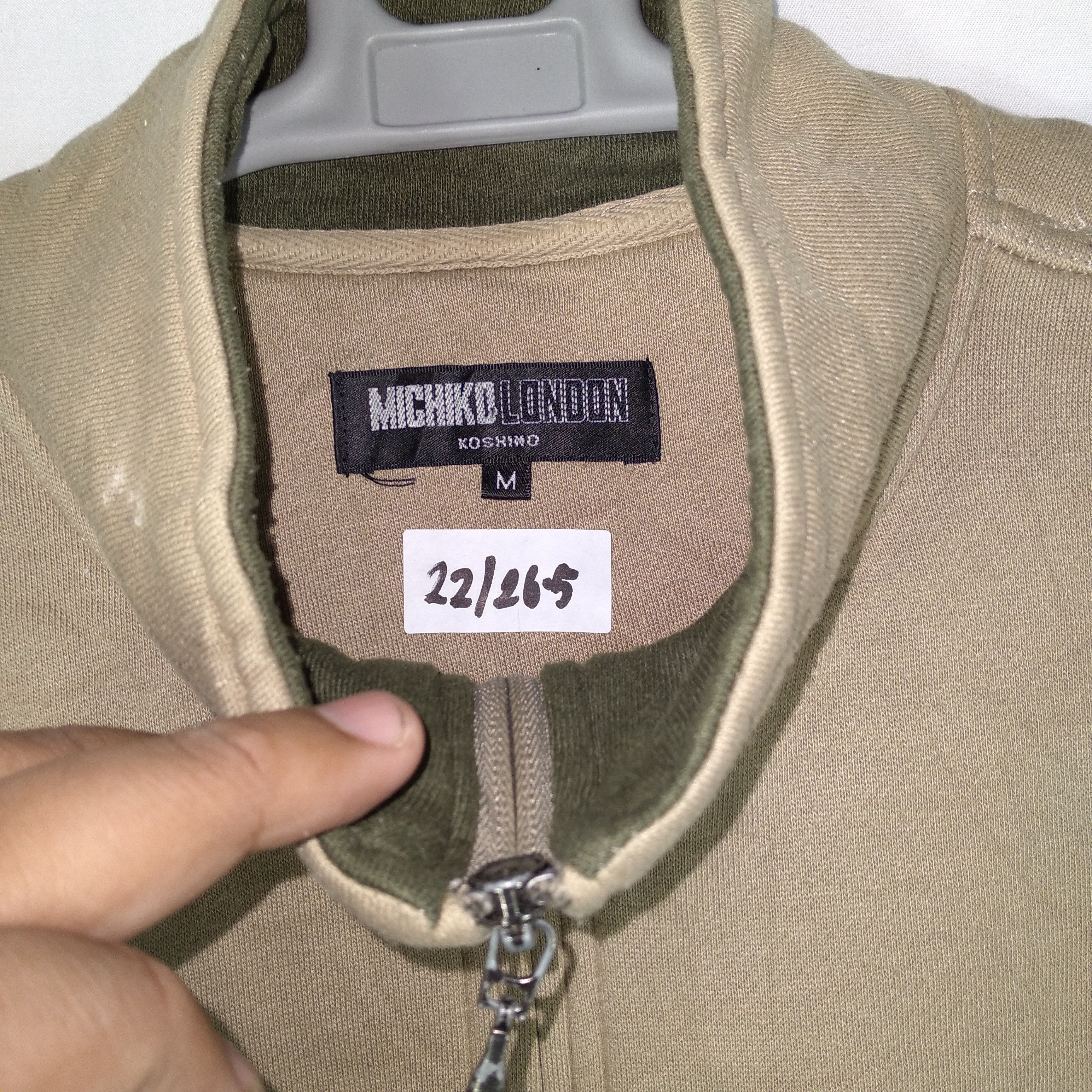 Designer × Michiko Koshino London × Vintage Vintage Michiko Koshino London Half Zipper Sweatshirts Size US M / EU 48-50 / 2 - 10 Thumbnail