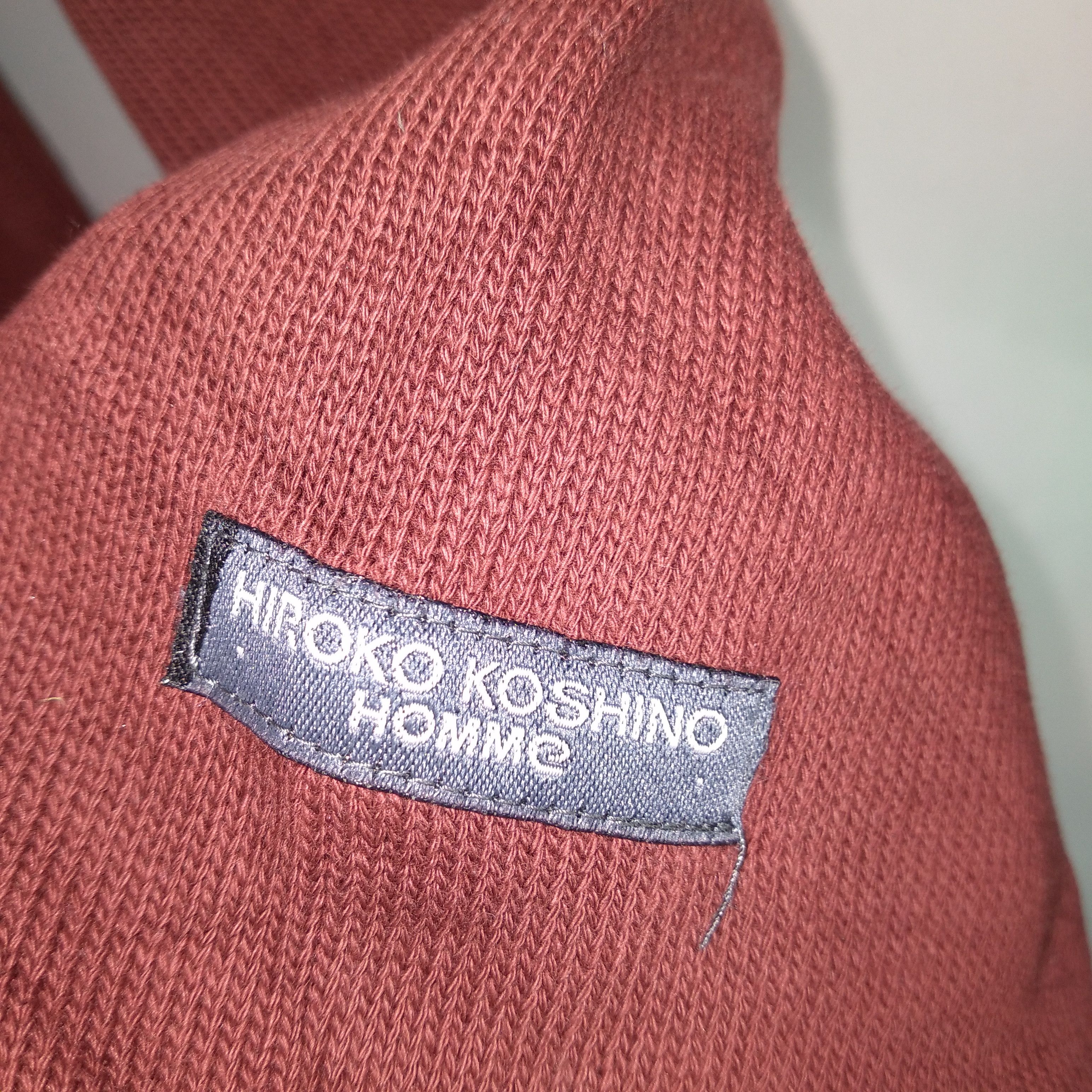 Designer × Hiroko Koshino Homme × Japanese Brand Hiroko Koshino Homme Big Embroidery Spellout Sweatshirts Size US L / EU 52-54 / 3 - 10 Thumbnail