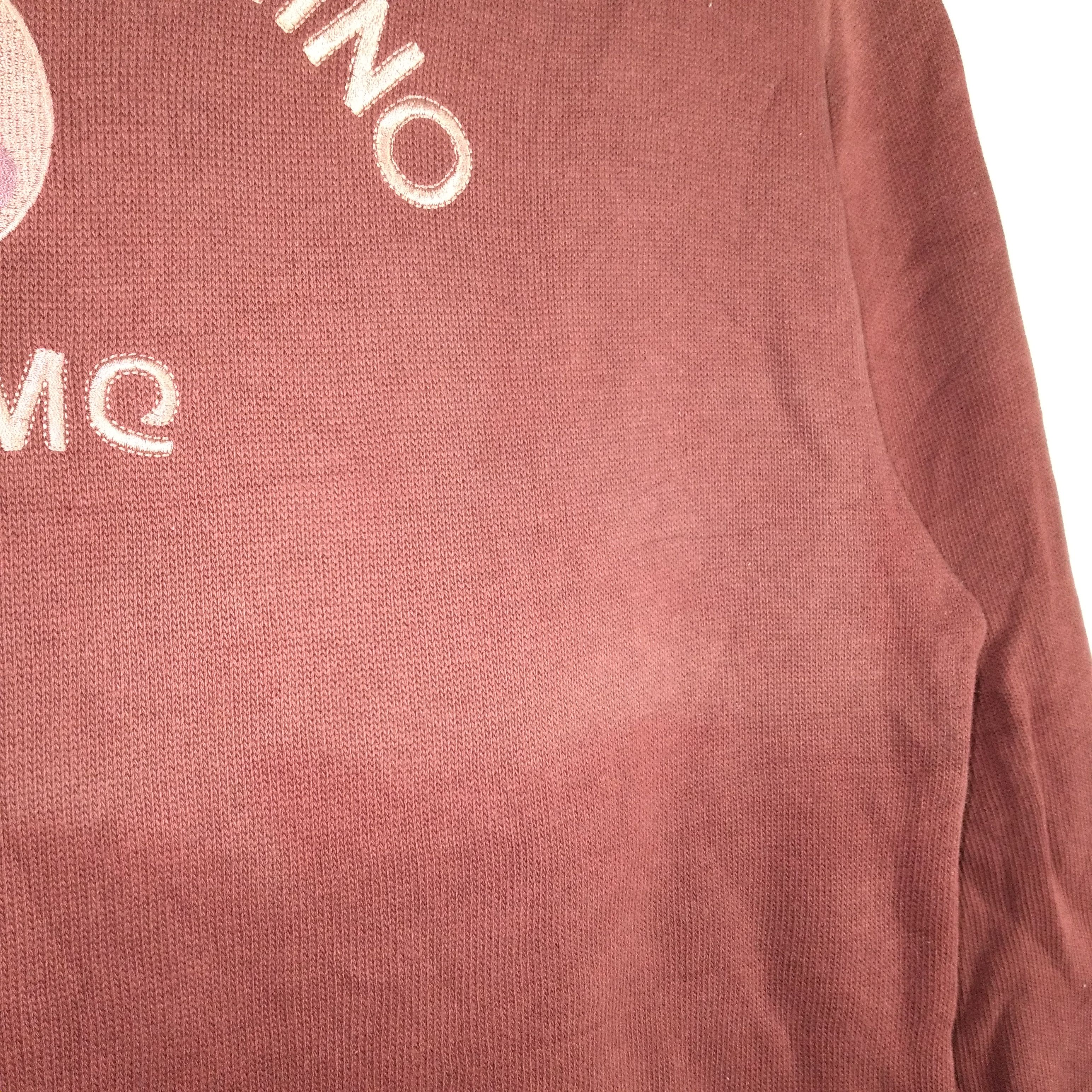 Designer × Hiroko Koshino Homme × Japanese Brand Hiroko Koshino Homme Big Embroidery Spellout Sweatshirts Size US L / EU 52-54 / 3 - 9 Thumbnail