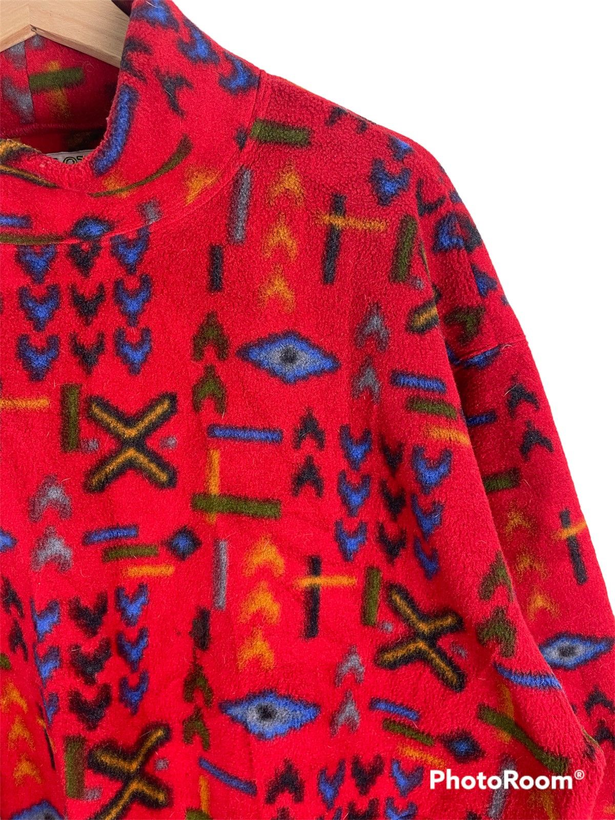 Native × Polartec × Vintage Pro Spereo Tribal Fleece | Polartec ARTEC - Japan 90s Heat Size US XL / EU 56 / 4 - 11 Thumbnail