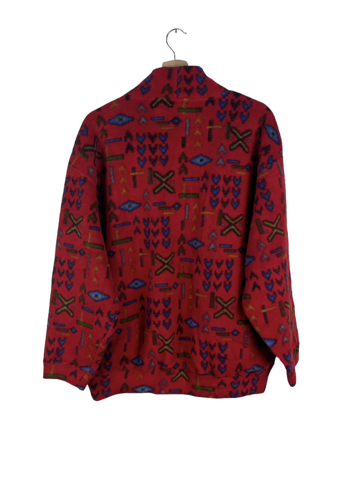 Native × Polartec × Vintage Pro Spereo Tribal Fleece | Polartec ARTEC - Japan 90s Heat Size US XL / EU 56 / 4 - 2 Thumbnail