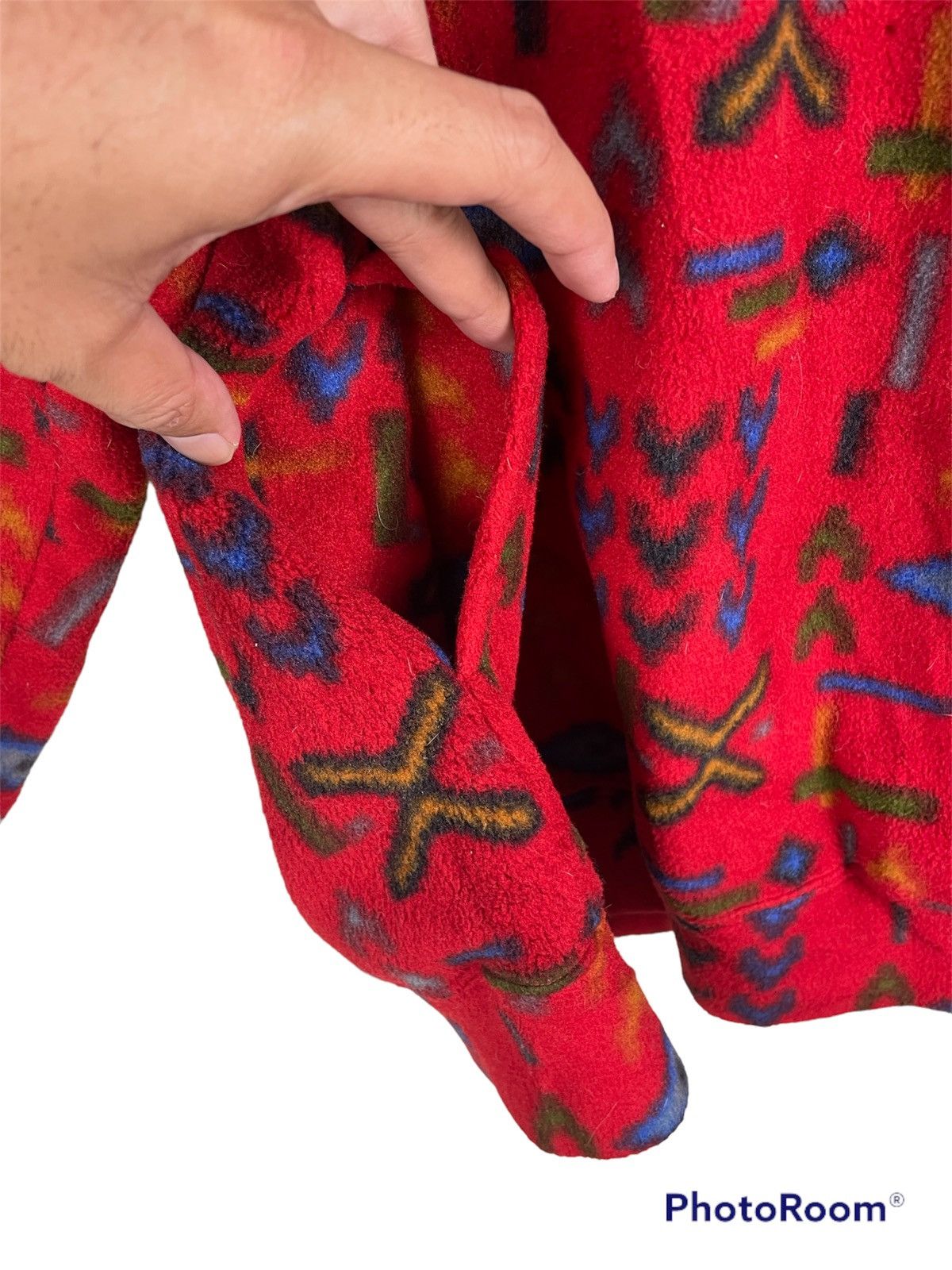 Native × Polartec × Vintage Pro Spereo Tribal Fleece | Polartec ARTEC - Japan 90s Heat Size US XL / EU 56 / 4 - 10 Thumbnail
