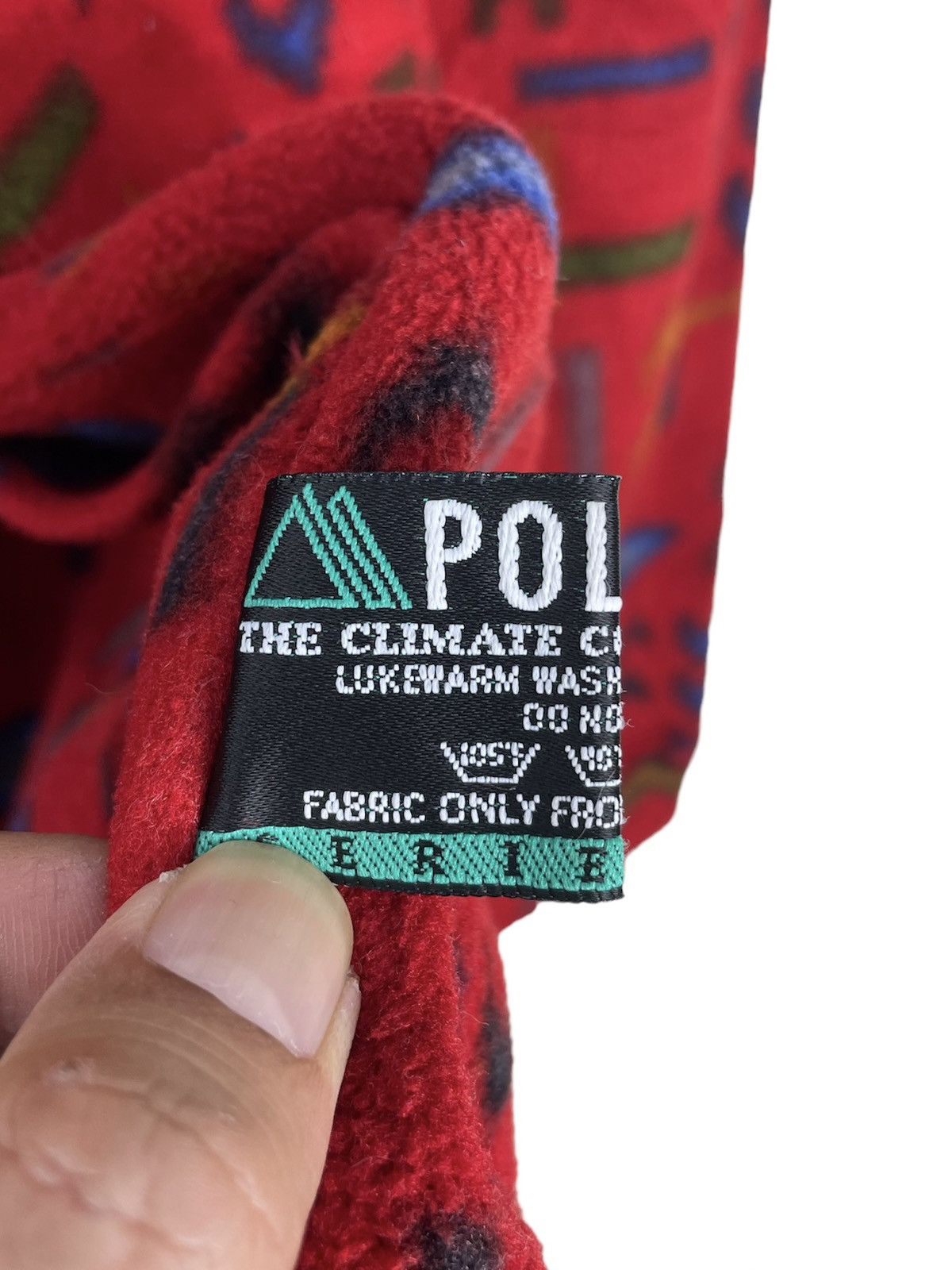 Native × Polartec × Vintage Pro Spereo Tribal Fleece | Polartec ARTEC - Japan 90s Heat Size US XL / EU 56 / 4 - 4 Thumbnail