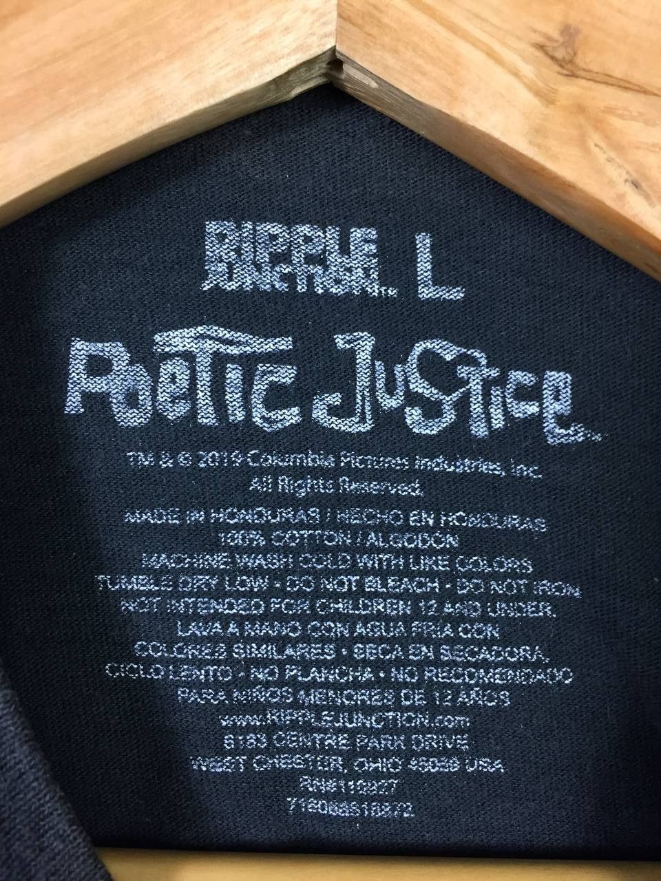 Rap Tees Vtg Poetic Justice Movie Tupac Shakur Janet Jackson Rap Tee Size US L / EU 52-54 / 3 - 6 Thumbnail