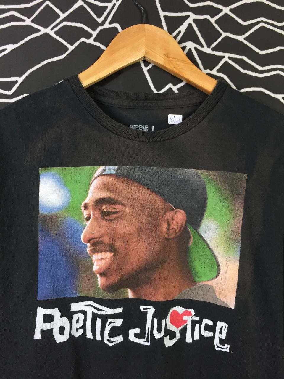 Rap Tees Vtg Poetic Justice Movie Tupac Shakur Janet Jackson Rap Tee Size US L / EU 52-54 / 3 - 3 Thumbnail