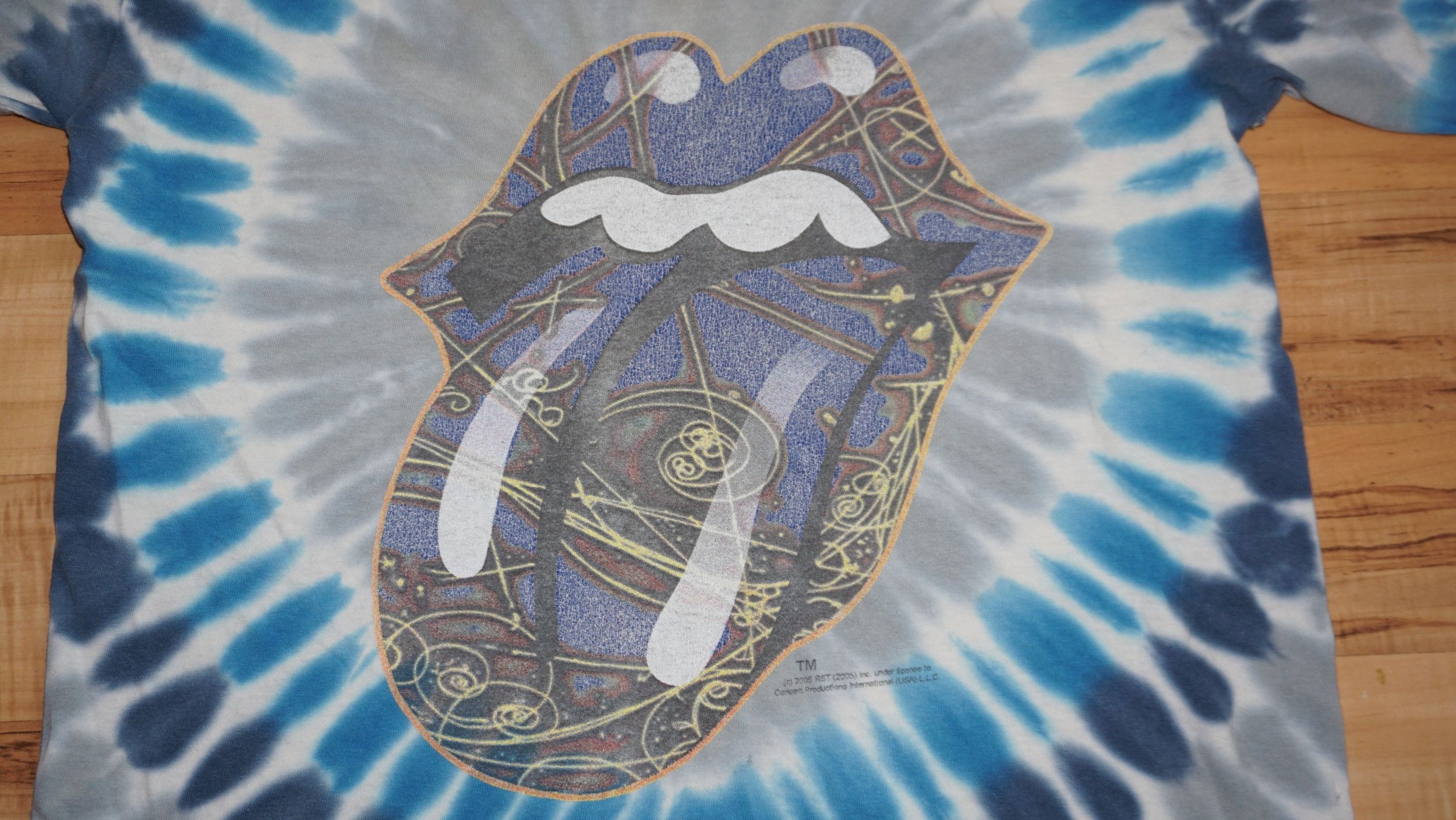 The Rolling Stones × Vintage Rolling Stones Vintage 2006 Tie Dye Bigger Bang Tour tshirt Size US M / EU 48-50 / 2 - 4 Thumbnail