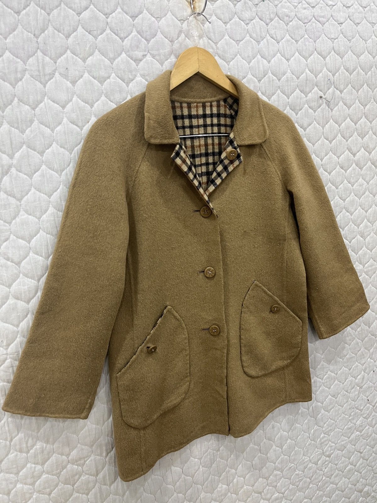 DAKS (Mmm)🔥STEALS🔥VINTAGE DAKS LONDON ENGLAND RIVERSIBLE JACKET Size S / US 4 / IT 40 - 6 Thumbnail