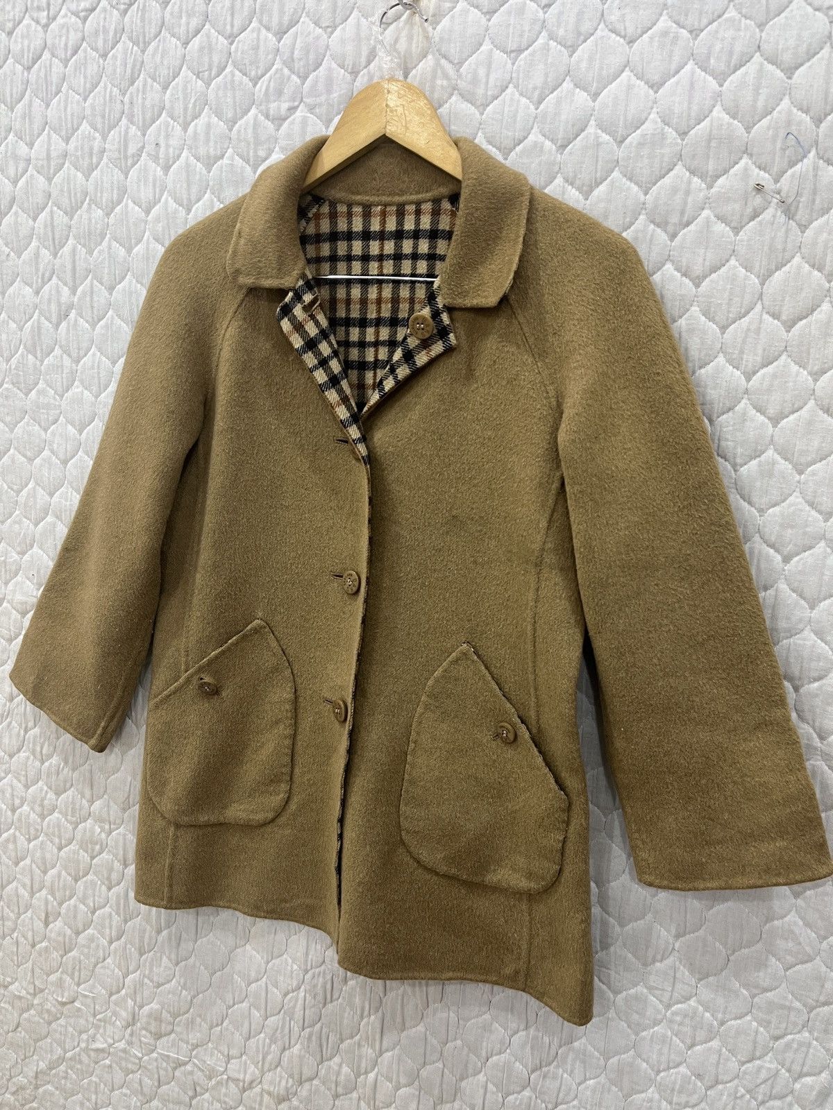 DAKS (Mmm)🔥STEALS🔥VINTAGE DAKS LONDON ENGLAND RIVERSIBLE JACKET Size S / US 4 / IT 40 - 4 Thumbnail