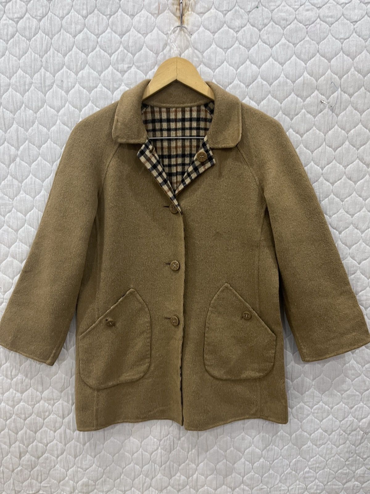 DAKS (Mmm)🔥STEALS🔥VINTAGE DAKS LONDON ENGLAND RIVERSIBLE JACKET Size S / US 4 / IT 40 - 2 Thumbnail