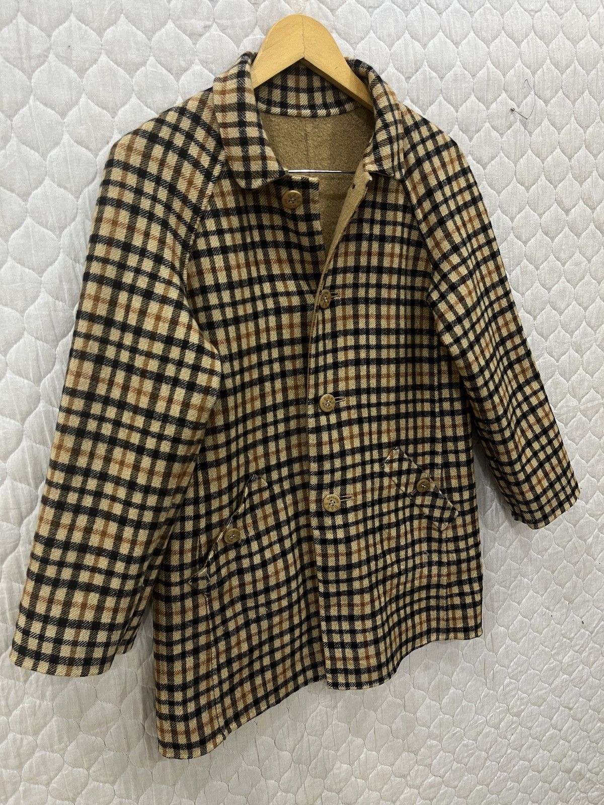 DAKS (Mmm)🔥STEALS🔥VINTAGE DAKS LONDON ENGLAND RIVERSIBLE JACKET Size S / US 4 / IT 40 - 5 Thumbnail