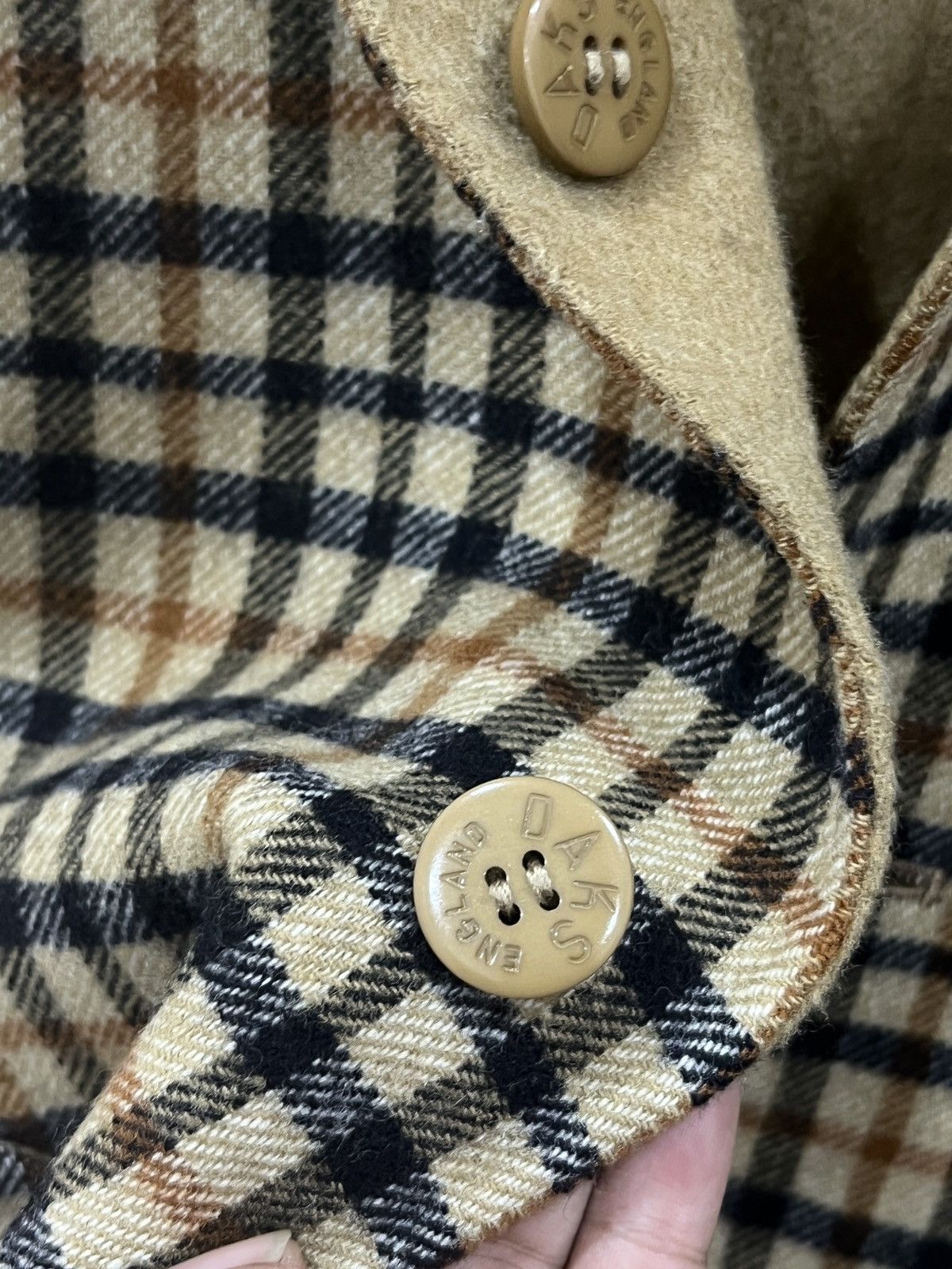 DAKS (Mmm)🔥STEALS🔥VINTAGE DAKS LONDON ENGLAND RIVERSIBLE JACKET Size S / US 4 / IT 40 - 10 Thumbnail