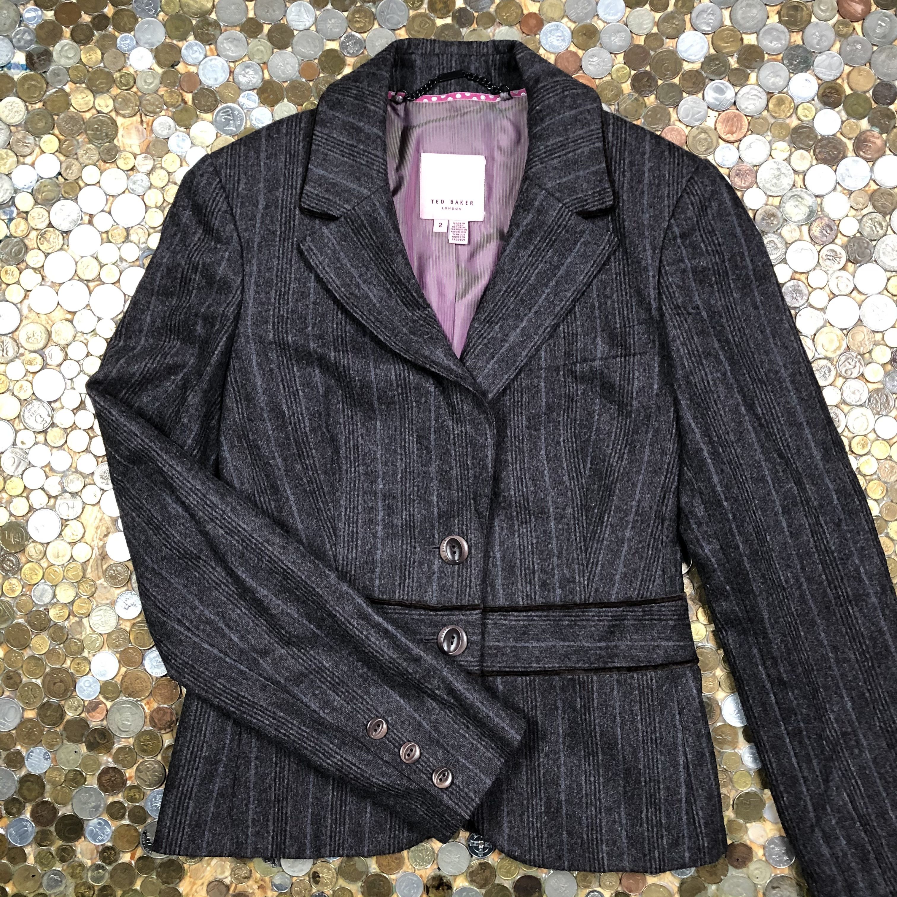 Ted Baker × Vintage Ted Baker Suit Coat 90's Size S / US 4 / IT 40 - 1 Thumbnail