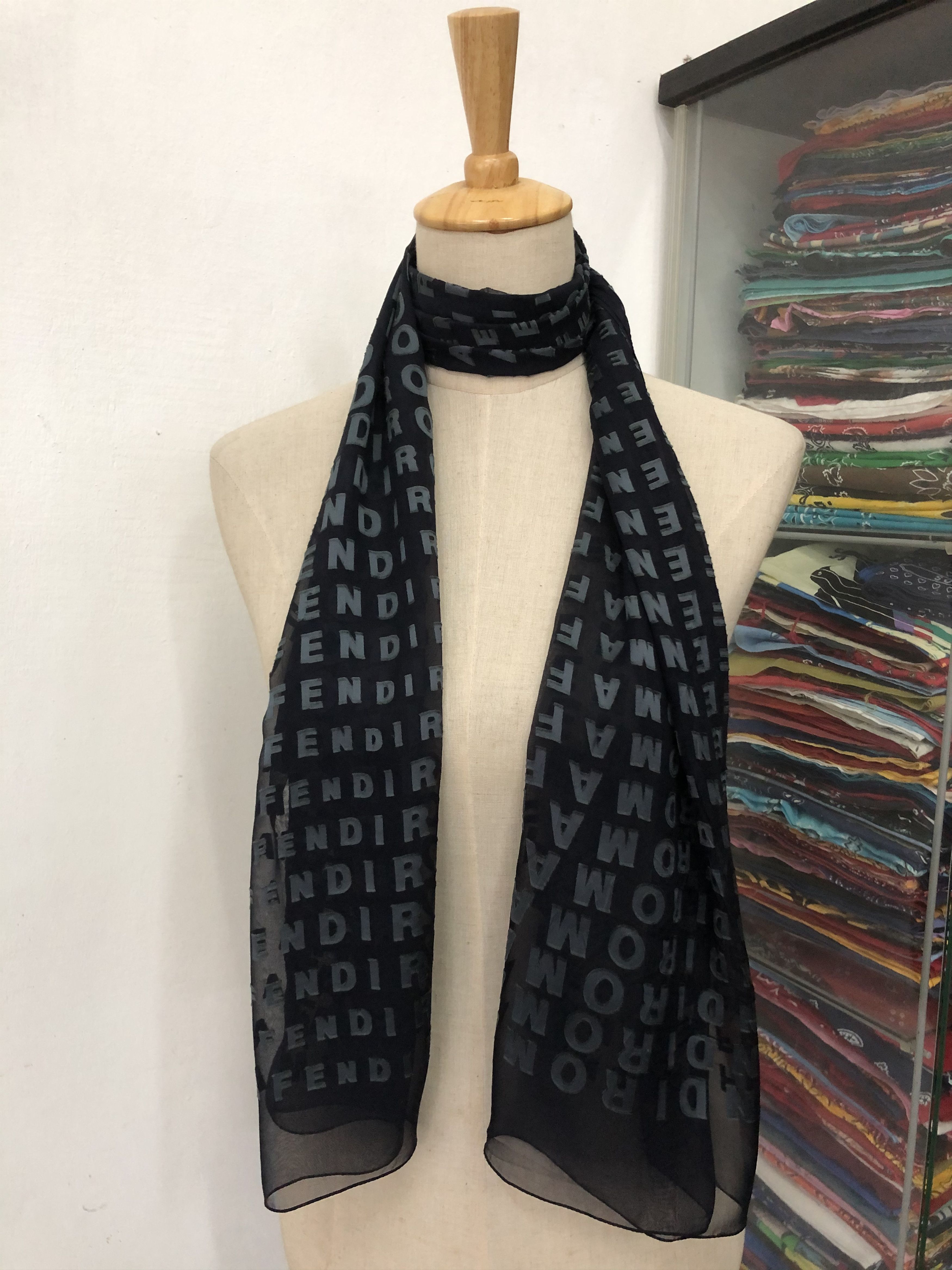Vintage Fendi Silk Scarf