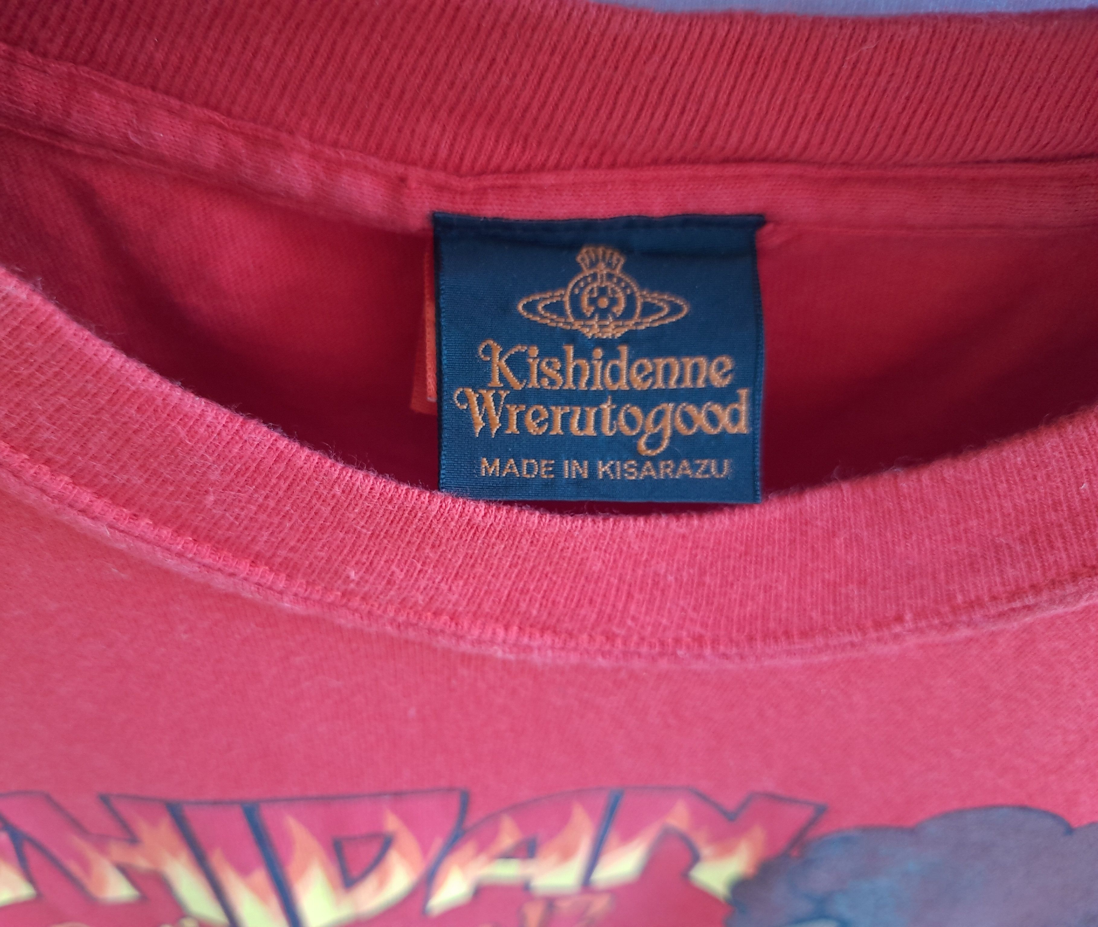 Japanese Brand Y2K KISHIDENNE WRERUTOGOOD Vintage T-Shirt Size US M / EU 48-50 / 2 - 5 Thumbnail