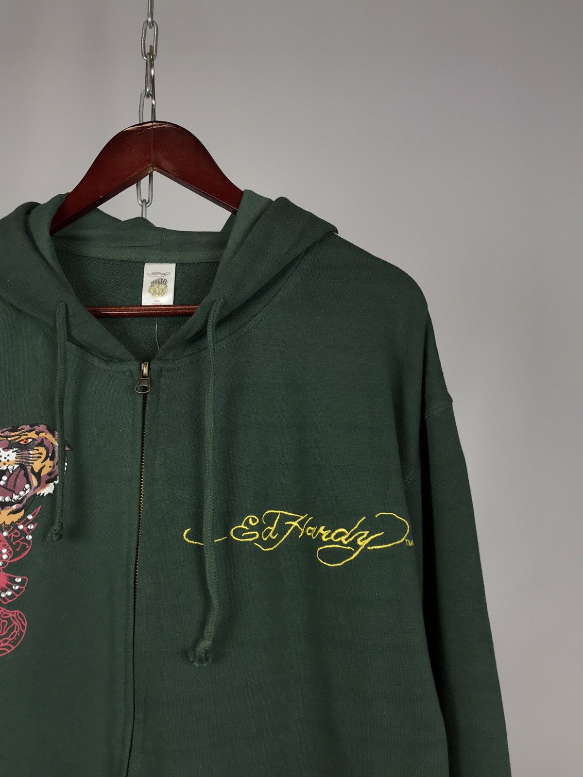 Christian Audigier Ed Hardy Christian Audigier designer overprinted hoodie Size US XXL / EU 58 / 5 - 2 Thumbnail