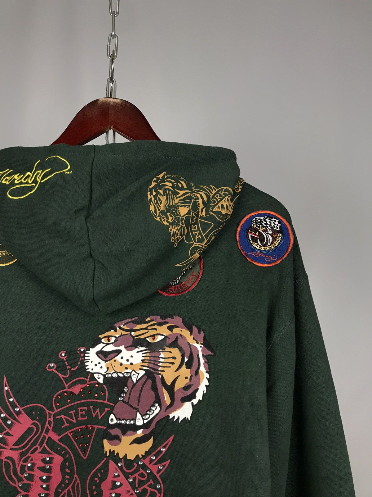 Christian Audigier Ed Hardy Christian Audigier designer overprinted hoodie Size US XXL / EU 58 / 5 - 7 Thumbnail