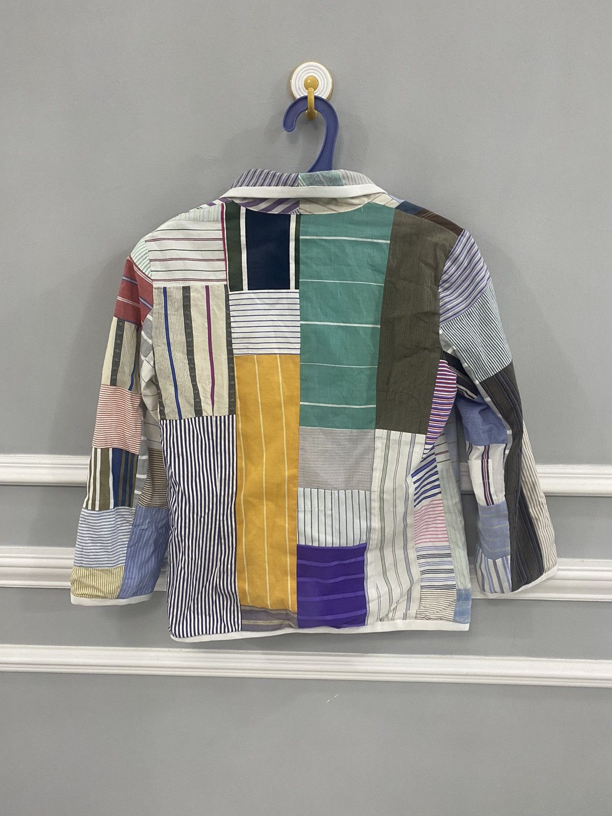 Beams Plus LES BRIQU A BRAQUE & BEAMS BOY PATCHWORKCASUAL BLAZER JACKET Size US S / EU 44-46 / 1 - 2 Thumbnail