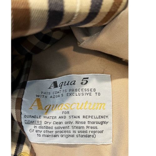 Trench Coat Rayé Pastel Printemps Arayal - Taille 44/10, Fabriqué En France, Occasion Très Bon état