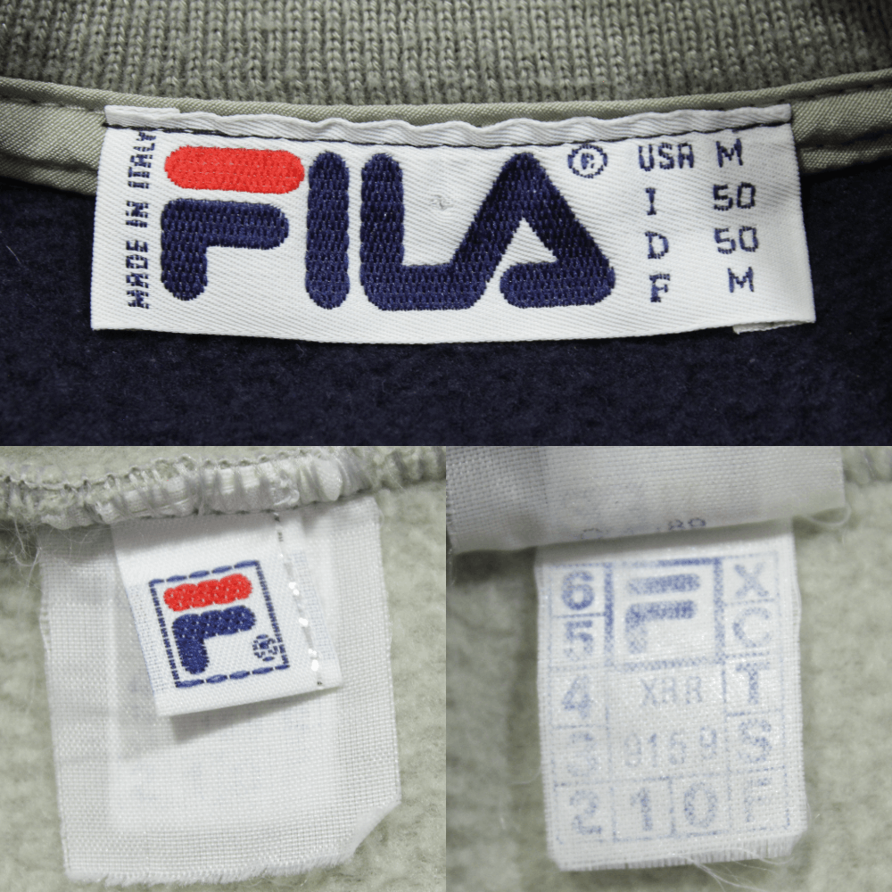 Fila 90S Logo Fleece Sweatshirt Size US M / EU 48-50 / 2 - 8 Thumbnail