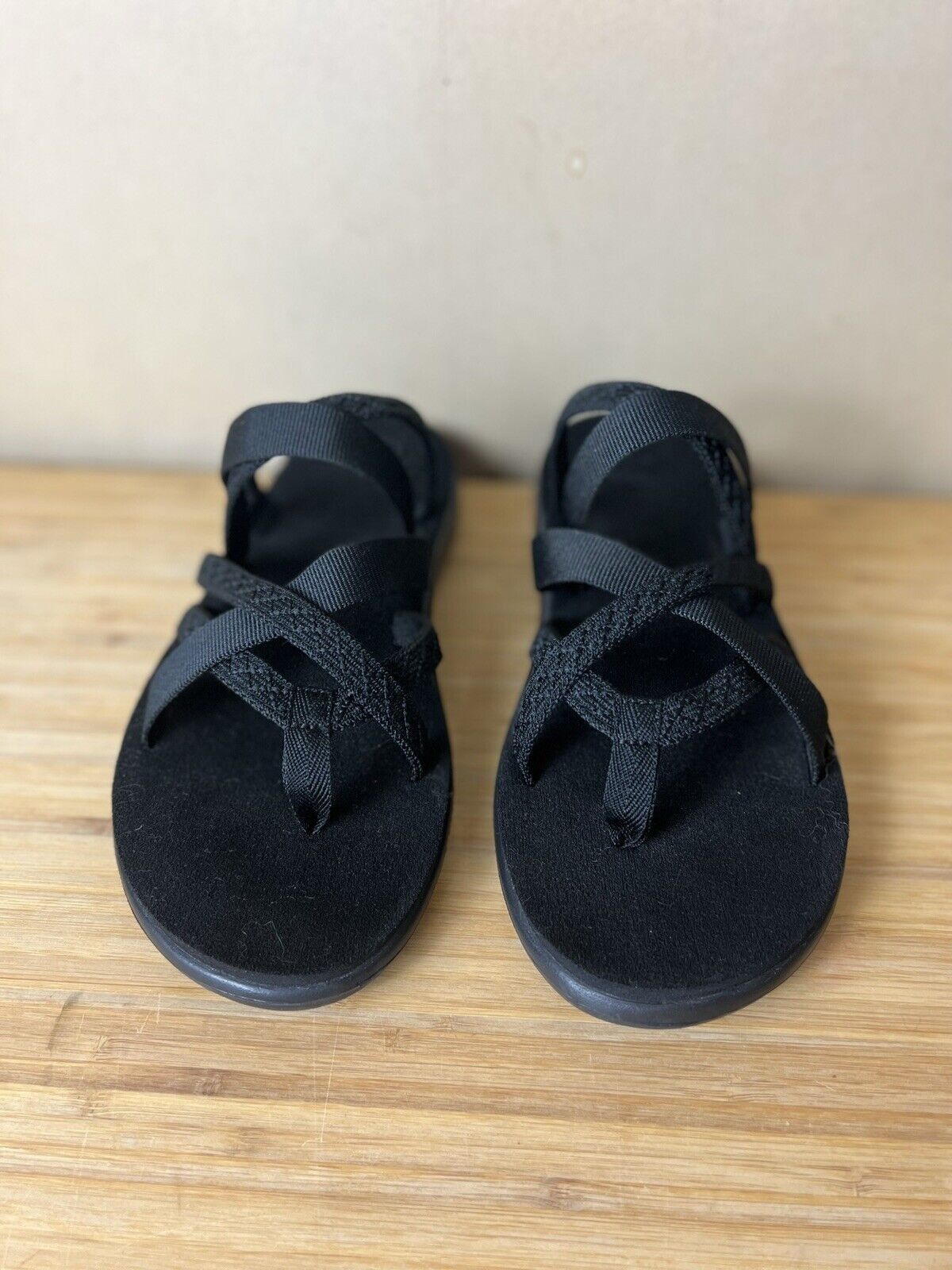 teva black sandals womens