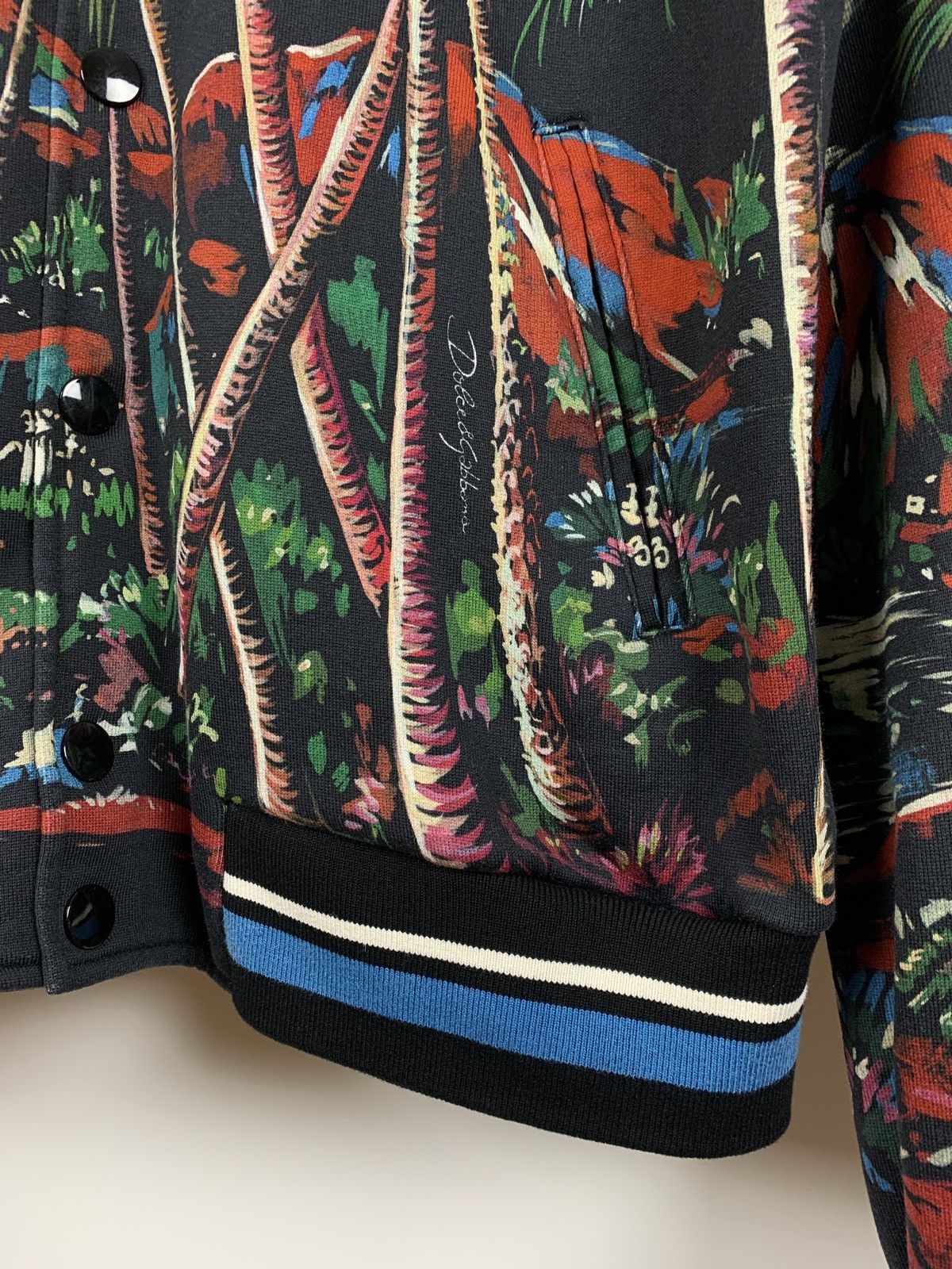 Dolce & Gabbana Dolce & Gabbana Volcano Sicily Print Bomber Jacket Size US M / EU 48-50 / 2 - 12 Thumbnail