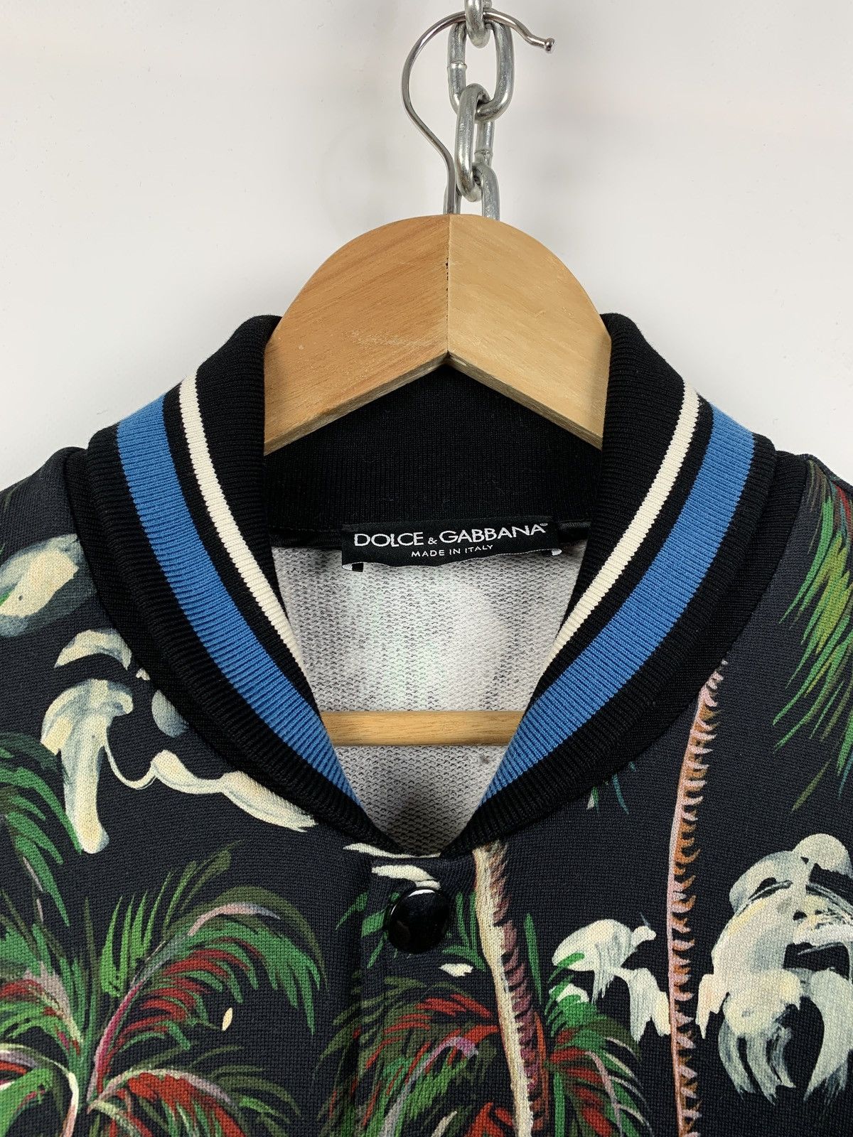 Dolce & Gabbana Dolce & Gabbana Volcano Sicily Print Bomber Jacket Size US M / EU 48-50 / 2 - 19 Thumbnail