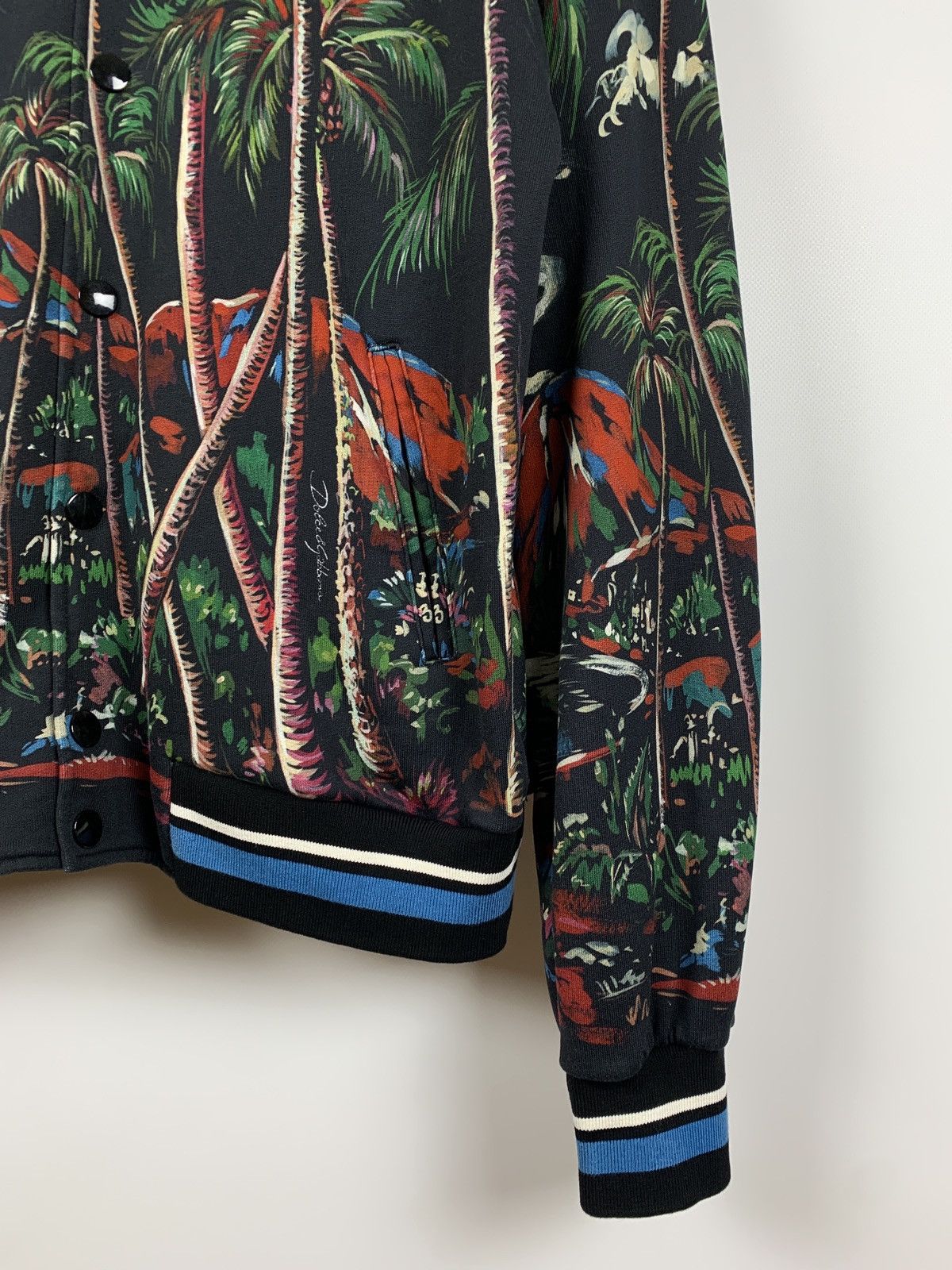 Dolce & Gabbana Dolce & Gabbana Volcano Sicily Print Bomber Jacket Size US M / EU 48-50 / 2 - 11 Thumbnail