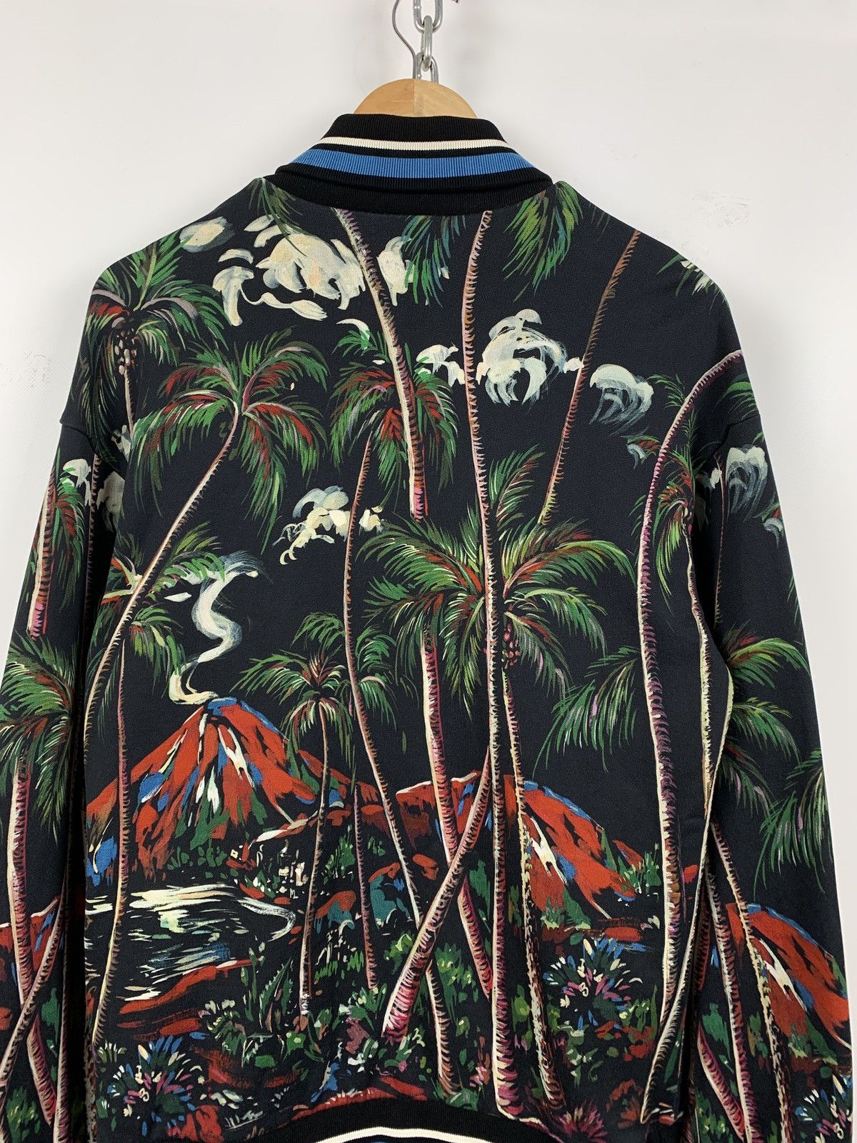 Dolce & Gabbana Dolce & Gabbana Volcano Sicily Print Bomber Jacket Size US M / EU 48-50 / 2 - 14 Thumbnail