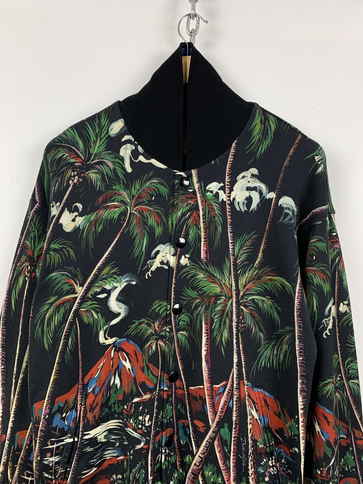 Dolce & Gabbana Dolce & Gabbana Volcano Sicily Print Bomber Jacket Size US M / EU 48-50 / 2 - 4 Thumbnail