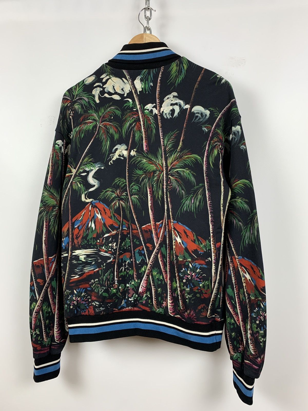 Dolce & Gabbana Dolce & Gabbana Volcano Sicily Print Bomber Jacket Size US M / EU 48-50 / 2 - 9 Thumbnail