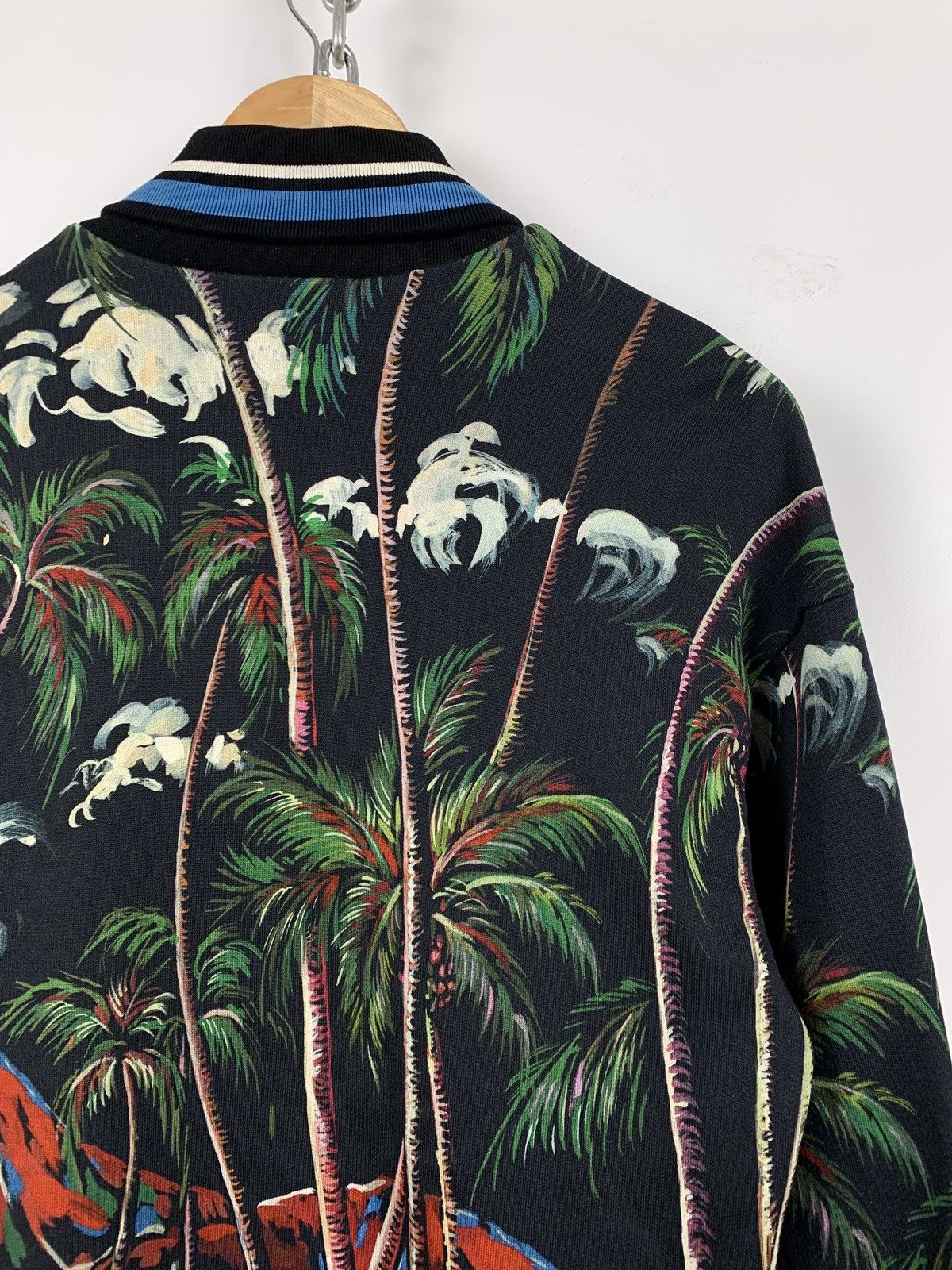 Dolce & Gabbana Dolce & Gabbana Volcano Sicily Print Bomber Jacket Size US M / EU 48-50 / 2 - 15 Thumbnail