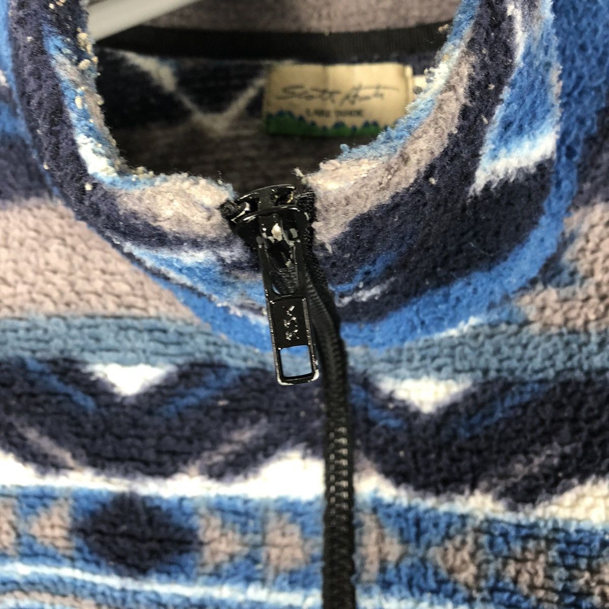 Vintage Lake Tahoe Art Natvie Half Zipper Fleece Sweatshirts