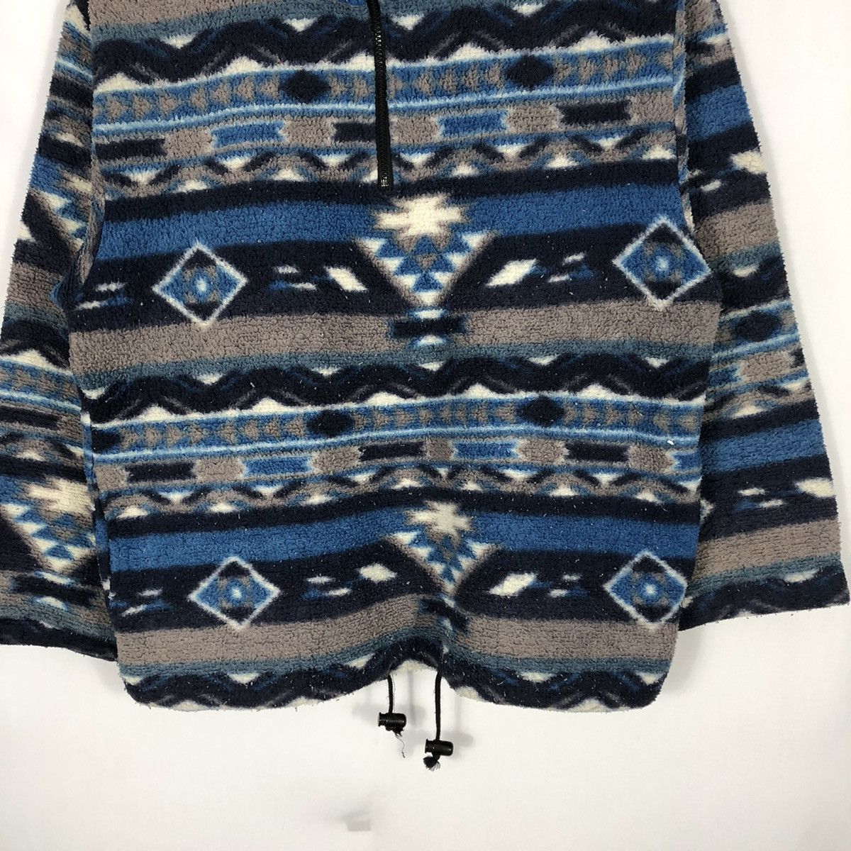 Vintage Lake Tahoe Art Natvie Half Zipper Fleece Sweatshirts