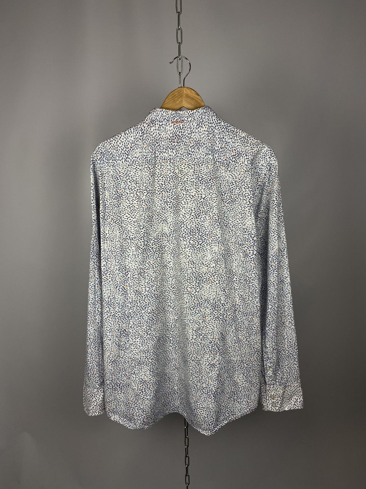Hugo Boss Hugo boss shirt streetwear white/blue size XXL Size US XL / EU 56 / 4 - 6 Thumbnail