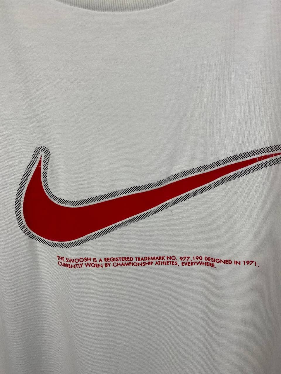 Nike × Vintage Nike vintage T-shirt streetwear white size XL Size US XL / EU 56 / 4 - 3 Thumbnail