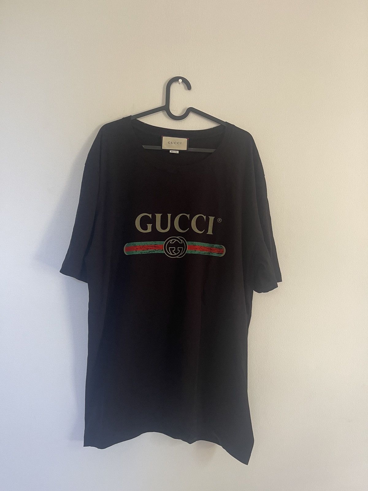 Gucci Gucci belt Logo Tee Grailed